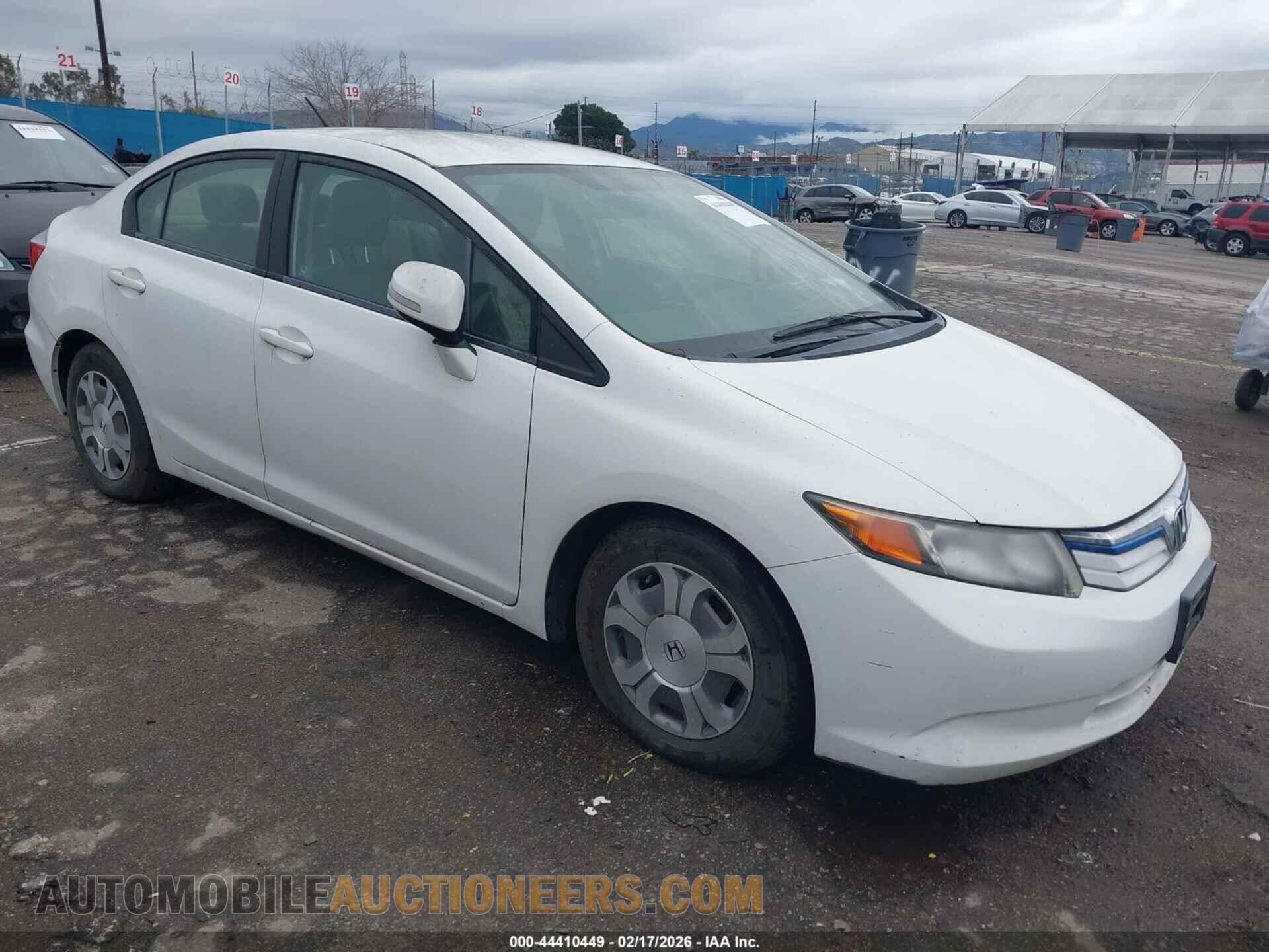 JHMFB4F37CS003899 HONDA CIVIC HYBRID 2012