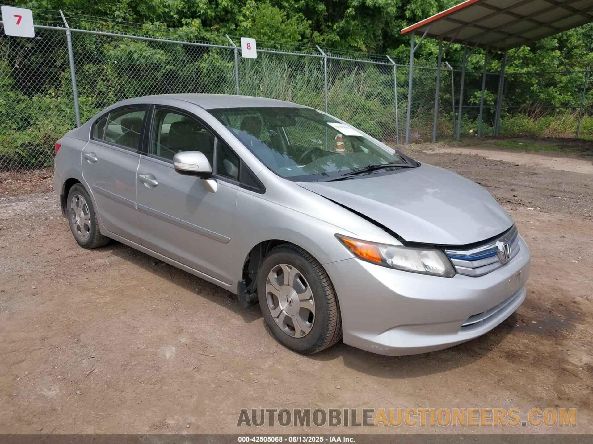 JHMFB4F39CS004178 HONDA CIVIC HYBRID 2012
