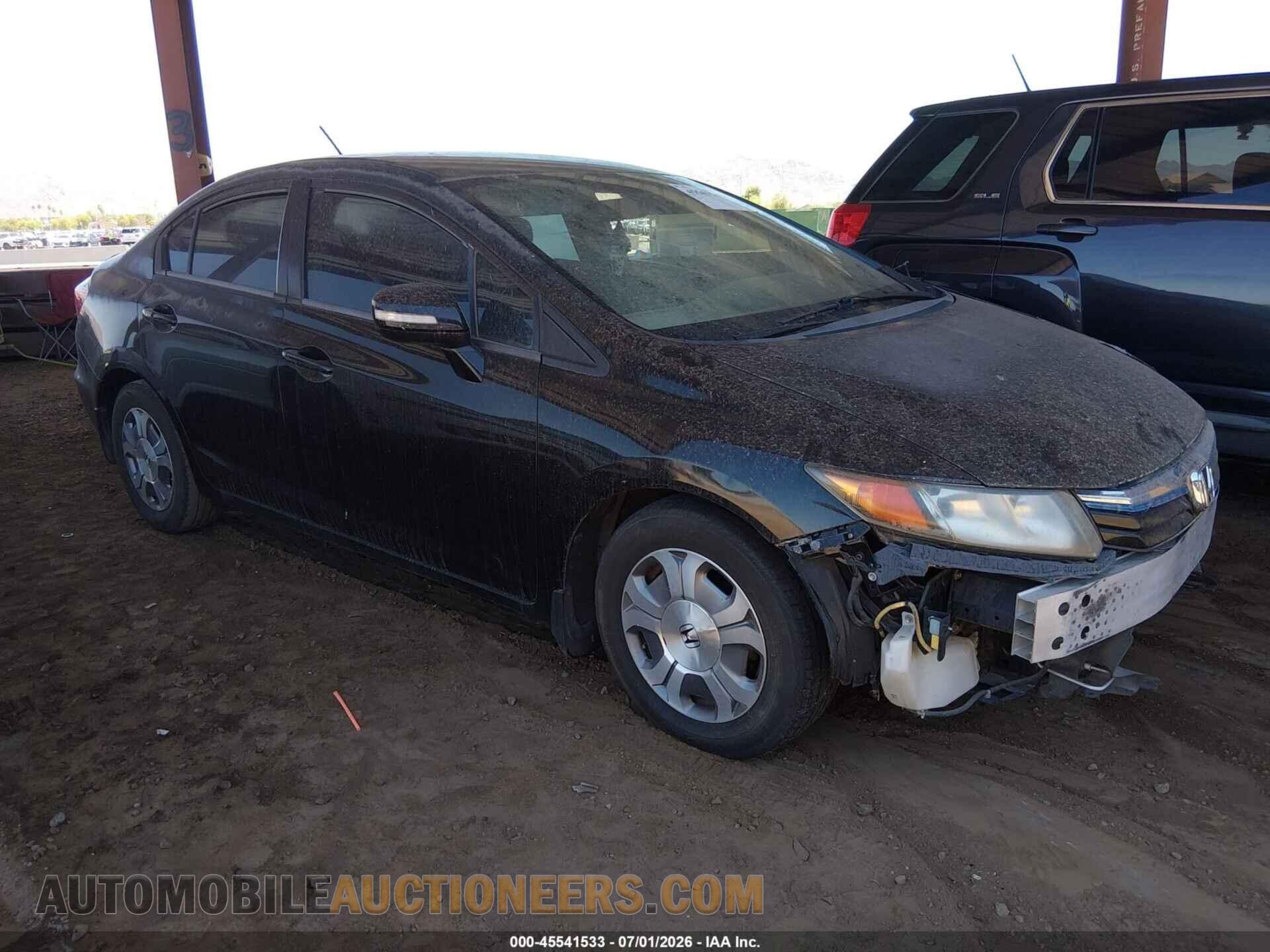 JHMFB4F3XCS001077 HONDA CIVIC HYBRID 2012