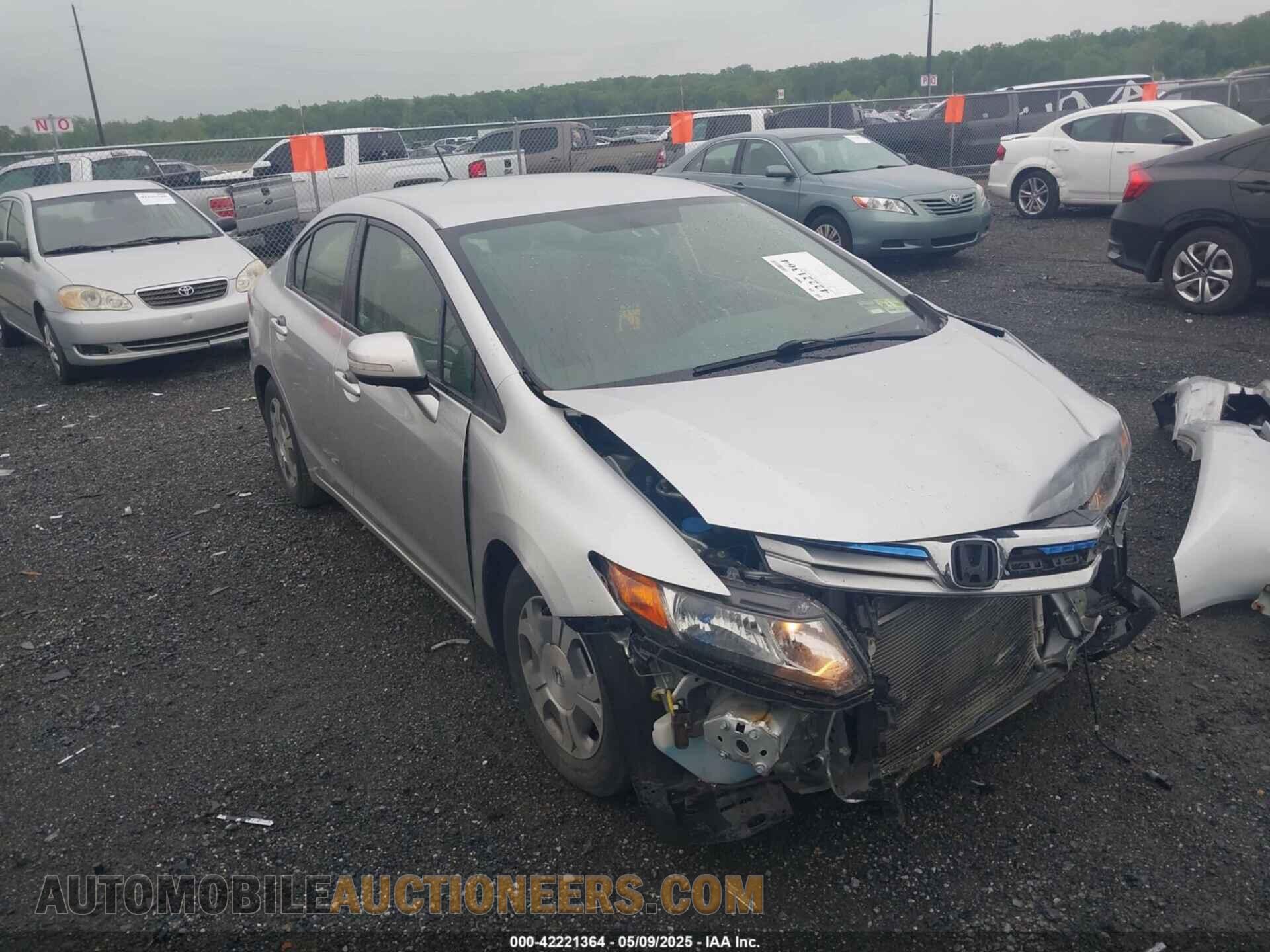 JHMFB4F3XCS007123 HONDA CIVIC HYBRID 2012