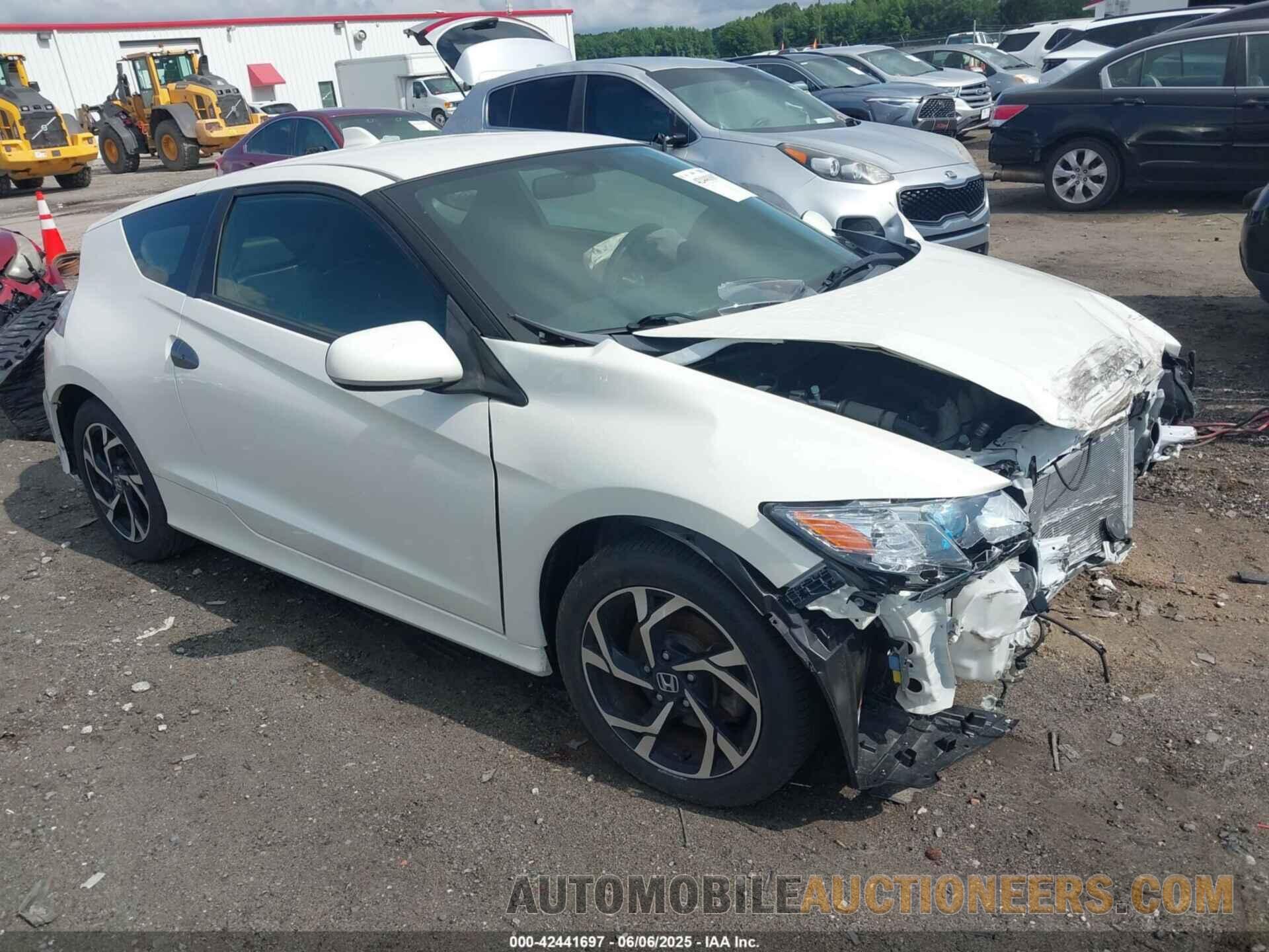 JHMZF1D40GS000375 HONDA CR-Z 2016
