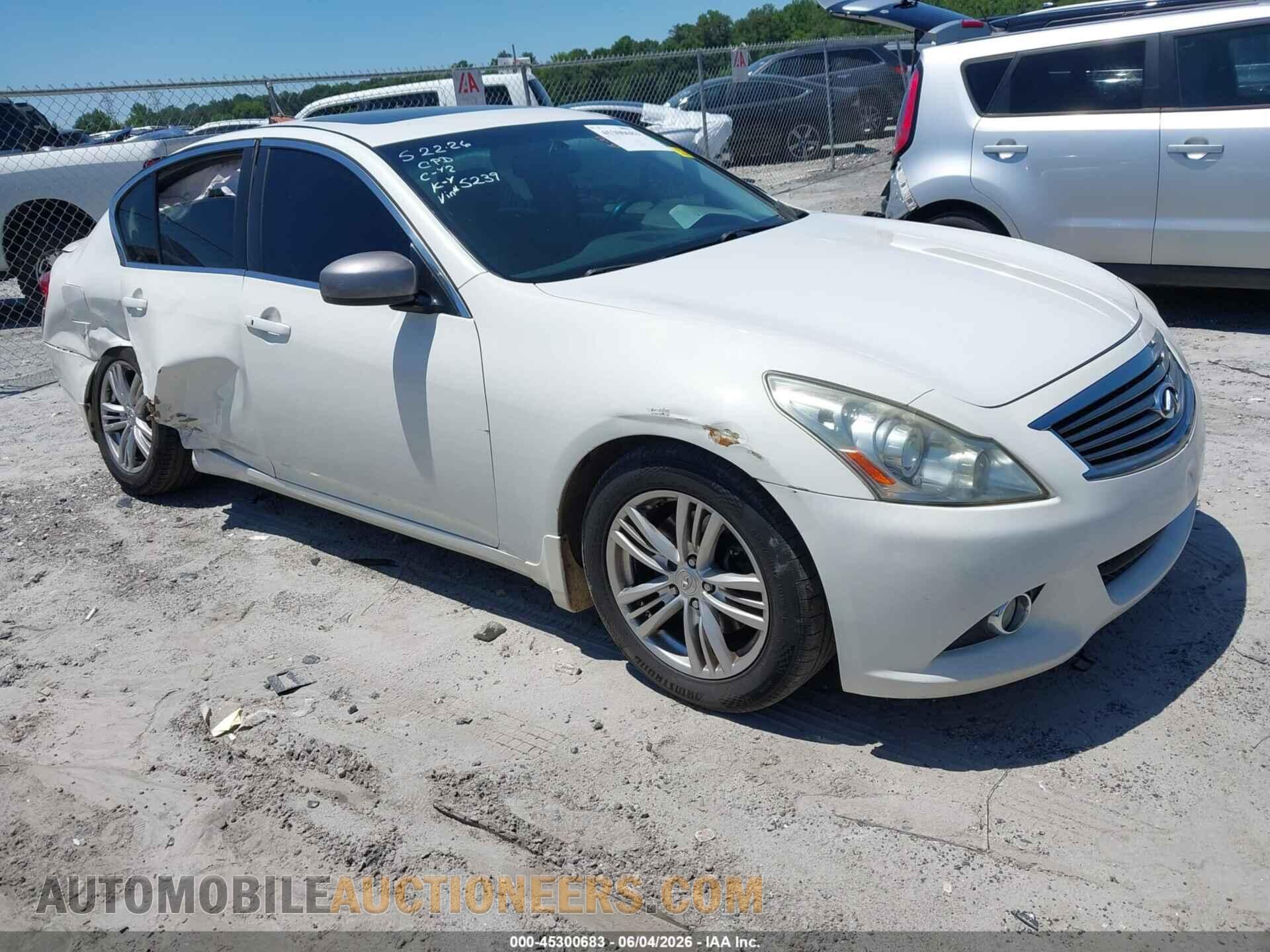 JN1CV6AP4DM305239 INFINITI G37 2013