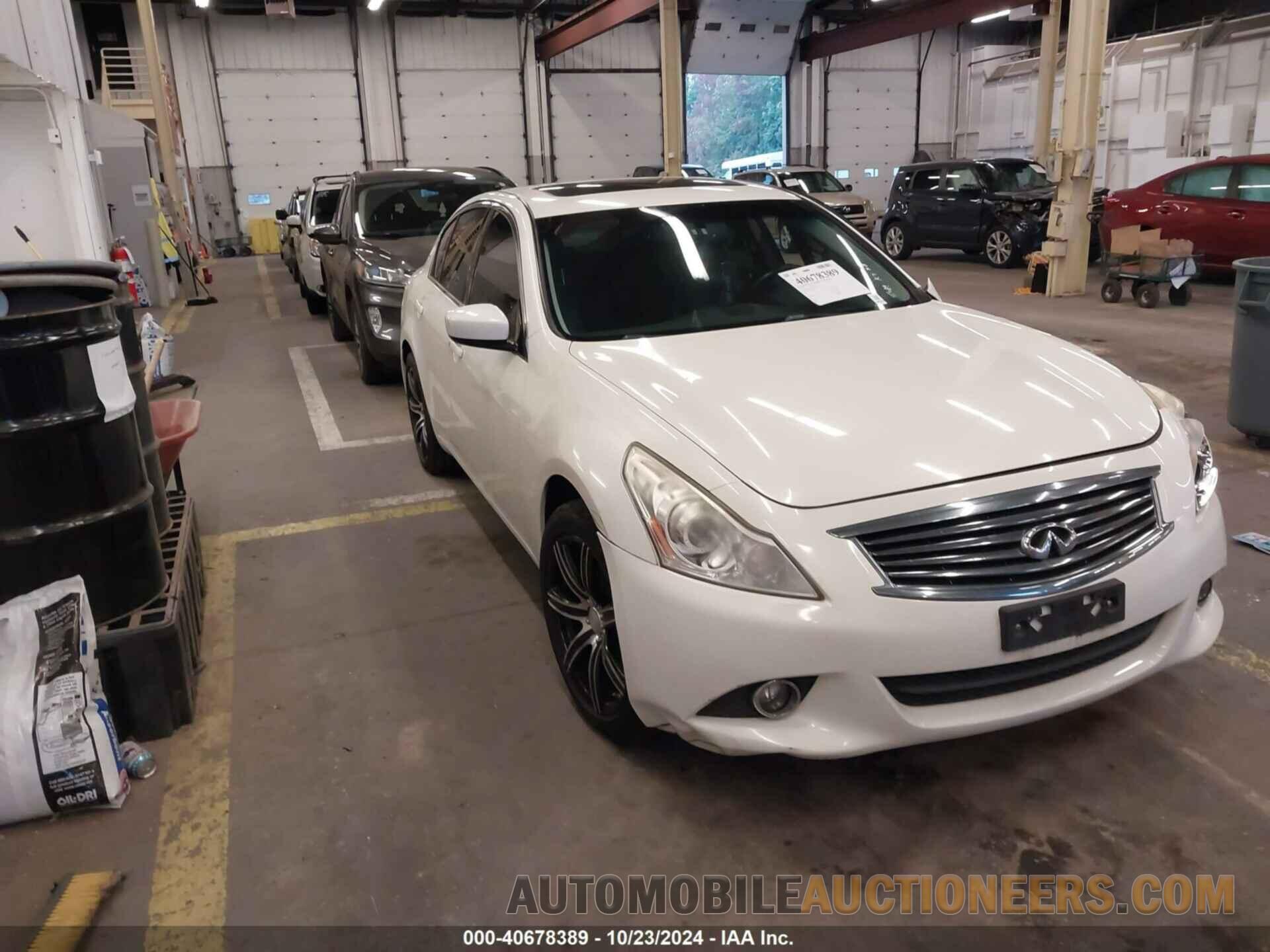 JN1CV6AR0DM760199 INFINITI G37X 2013