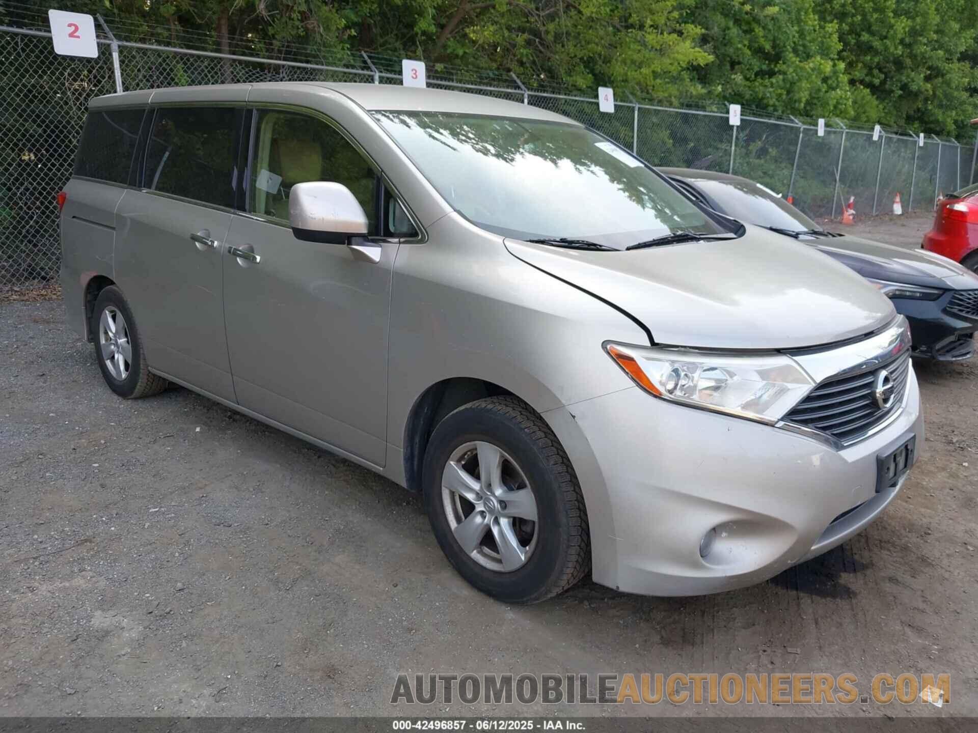 JN8AE2KPXD9063818 NISSAN QUEST 2013