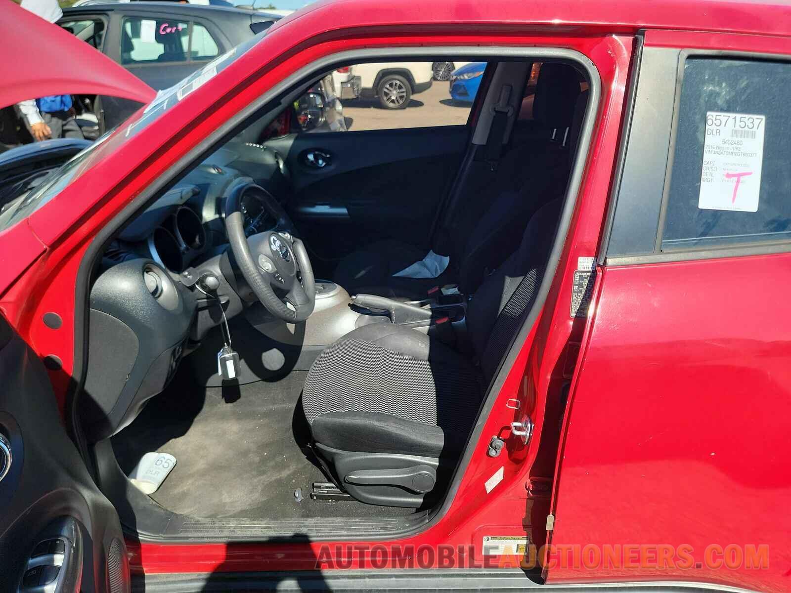 JN8AF5MR2GT600377 Nissan JUKE 2016