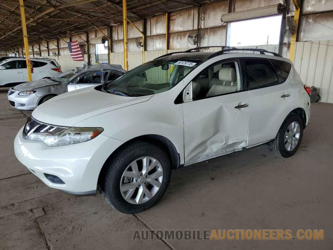 JN8AZ1MU1DW208764 NISSAN MURANO 2013