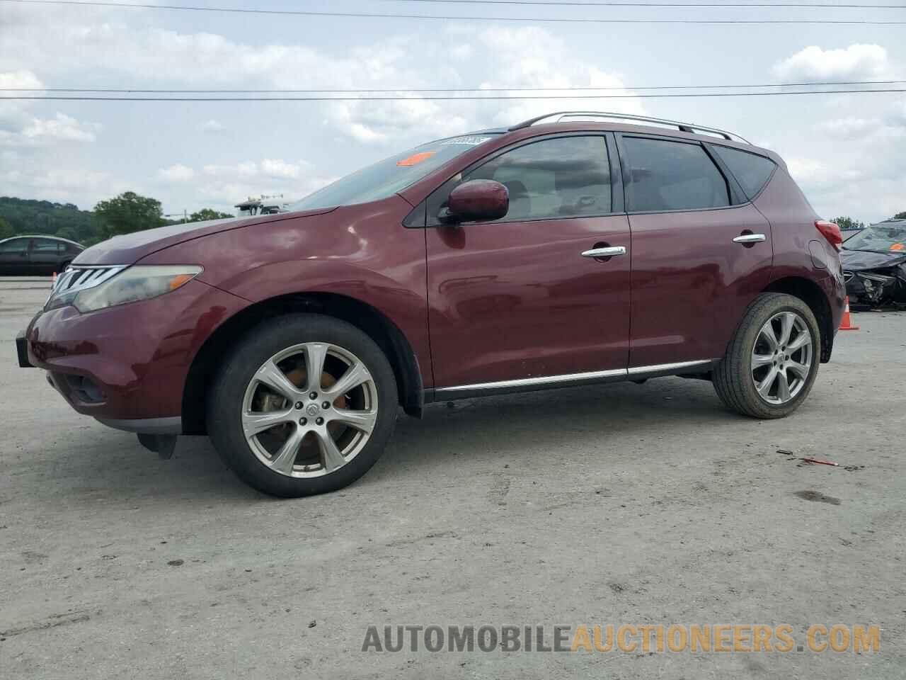 JN8AZ1MU3CW121995 NISSAN MURANO 2012