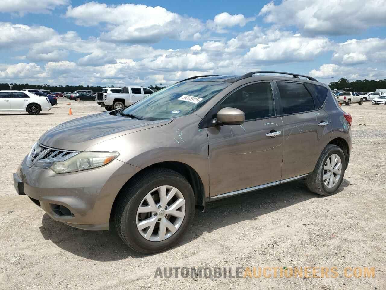 JN8AZ1MU3DW205901 NISSAN MURANO 2013