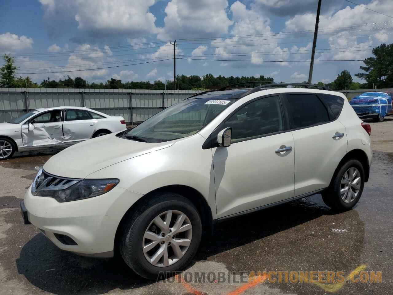 JN8AZ1MU6CW109601 NISSAN MURANO 2012