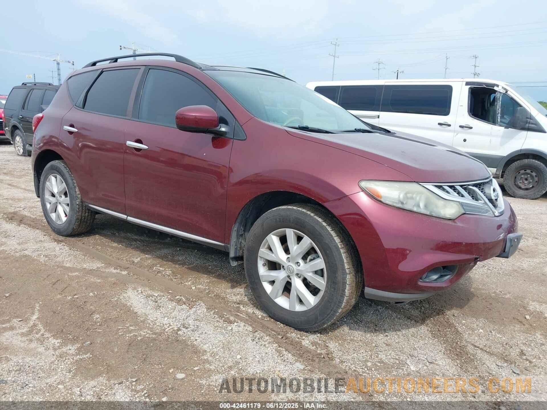 JN8AZ1MU7CW107632 NISSAN MURANO 2012