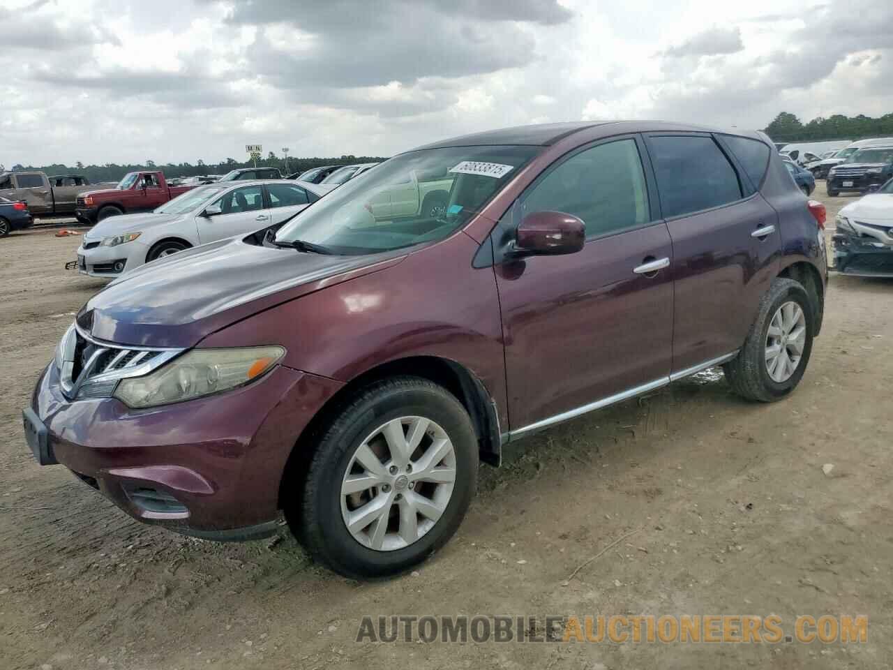 JN8AZ1MU9DW205563 NISSAN MURANO 2013
