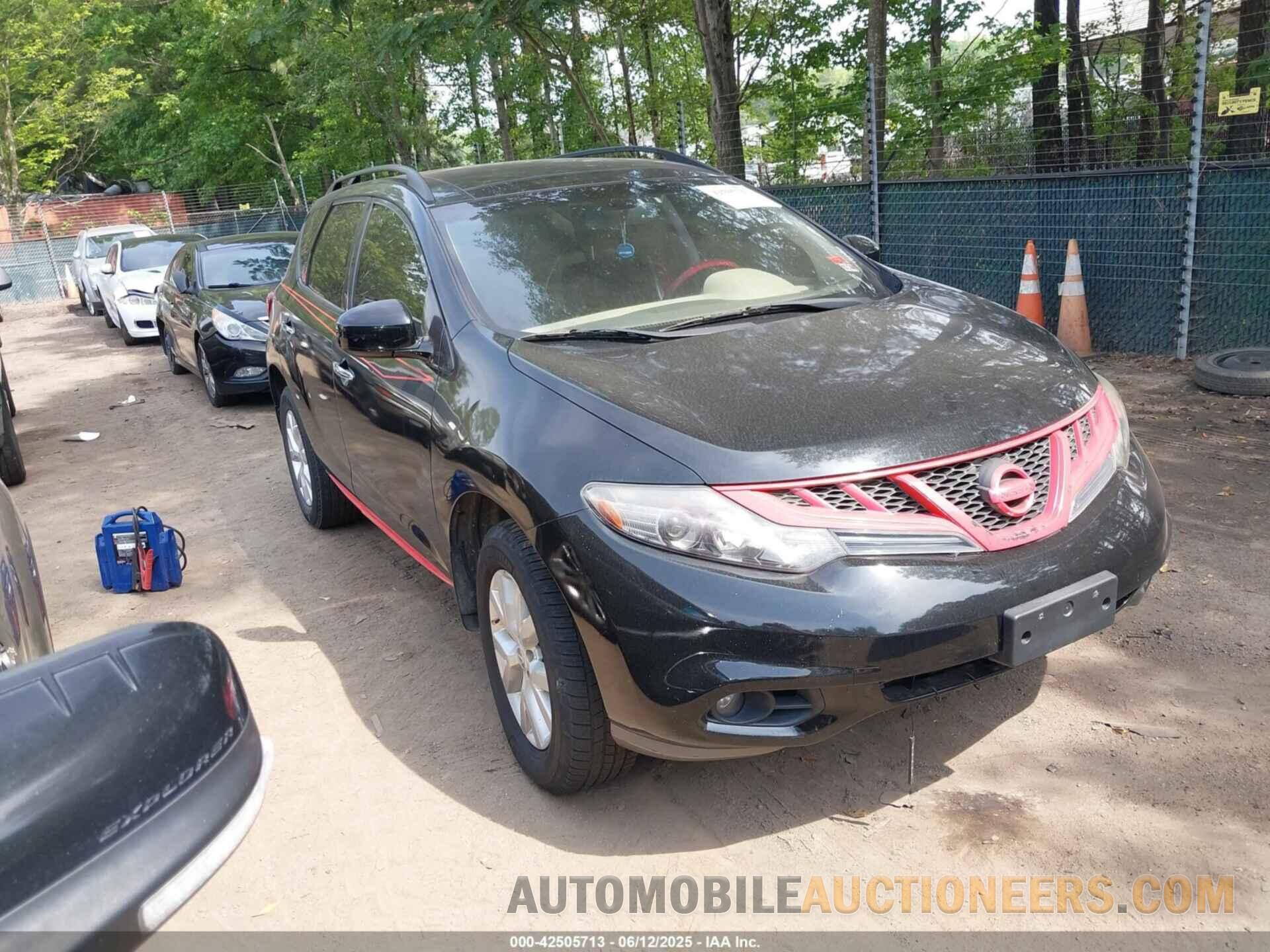 JN8AZ1MW6EW533459 NISSAN MURANO 2014