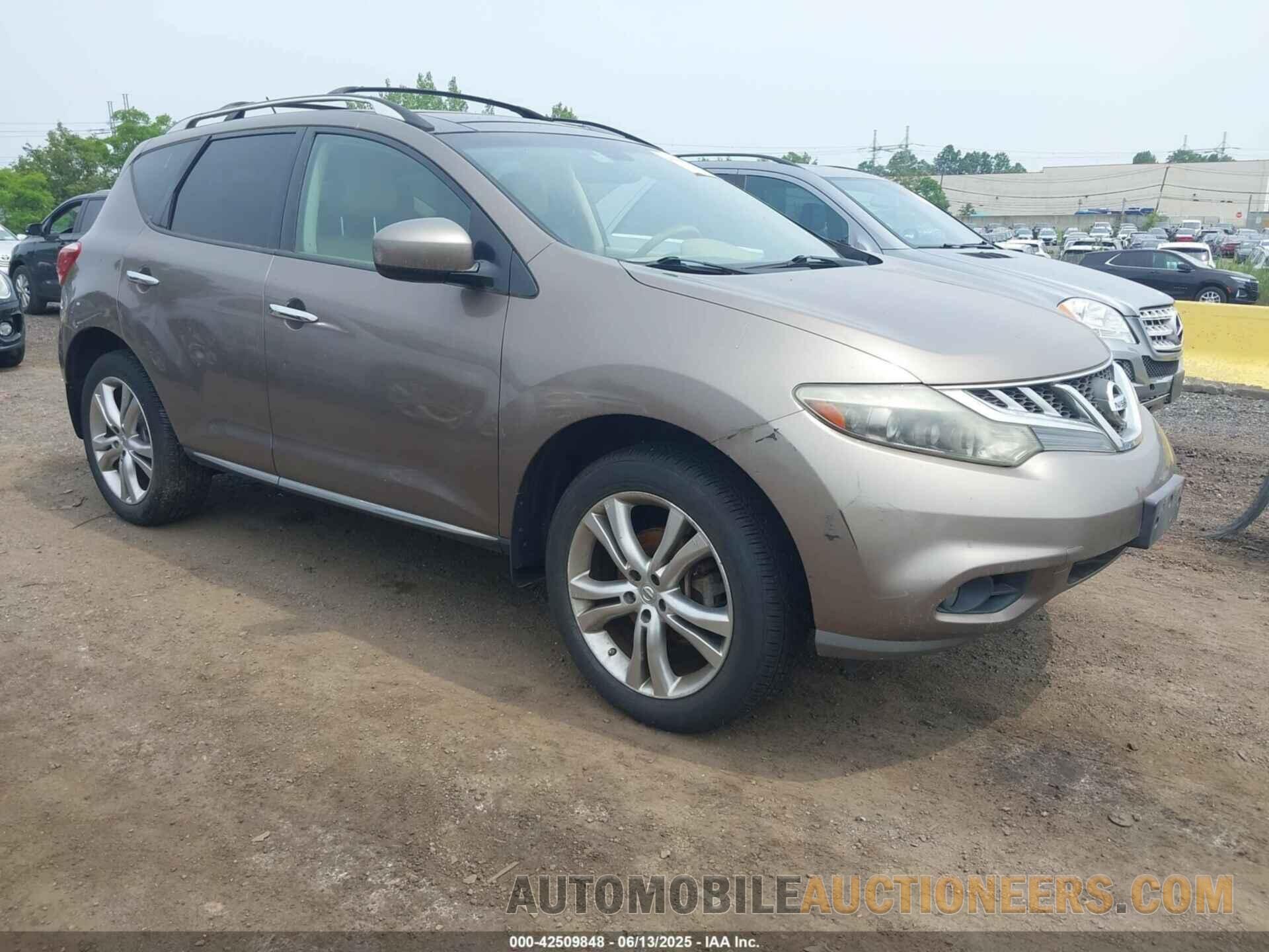 JN8AZ1MW9BW165564 NISSAN MURANO 2011