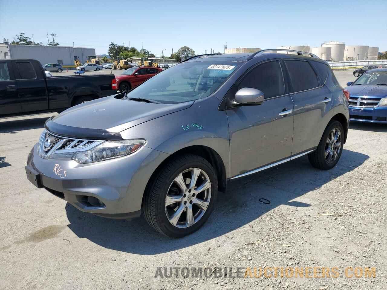 JN8AZ1MWXDW312221 NISSAN MURANO 2013
