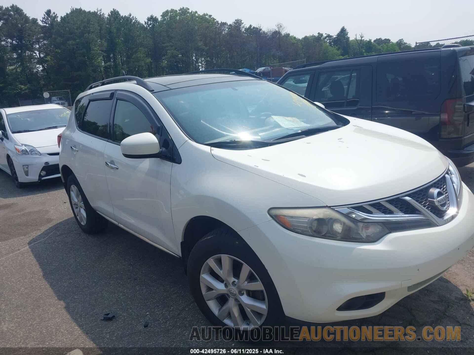 JN8AZ1MWXEW506541 NISSAN MURANO 2014