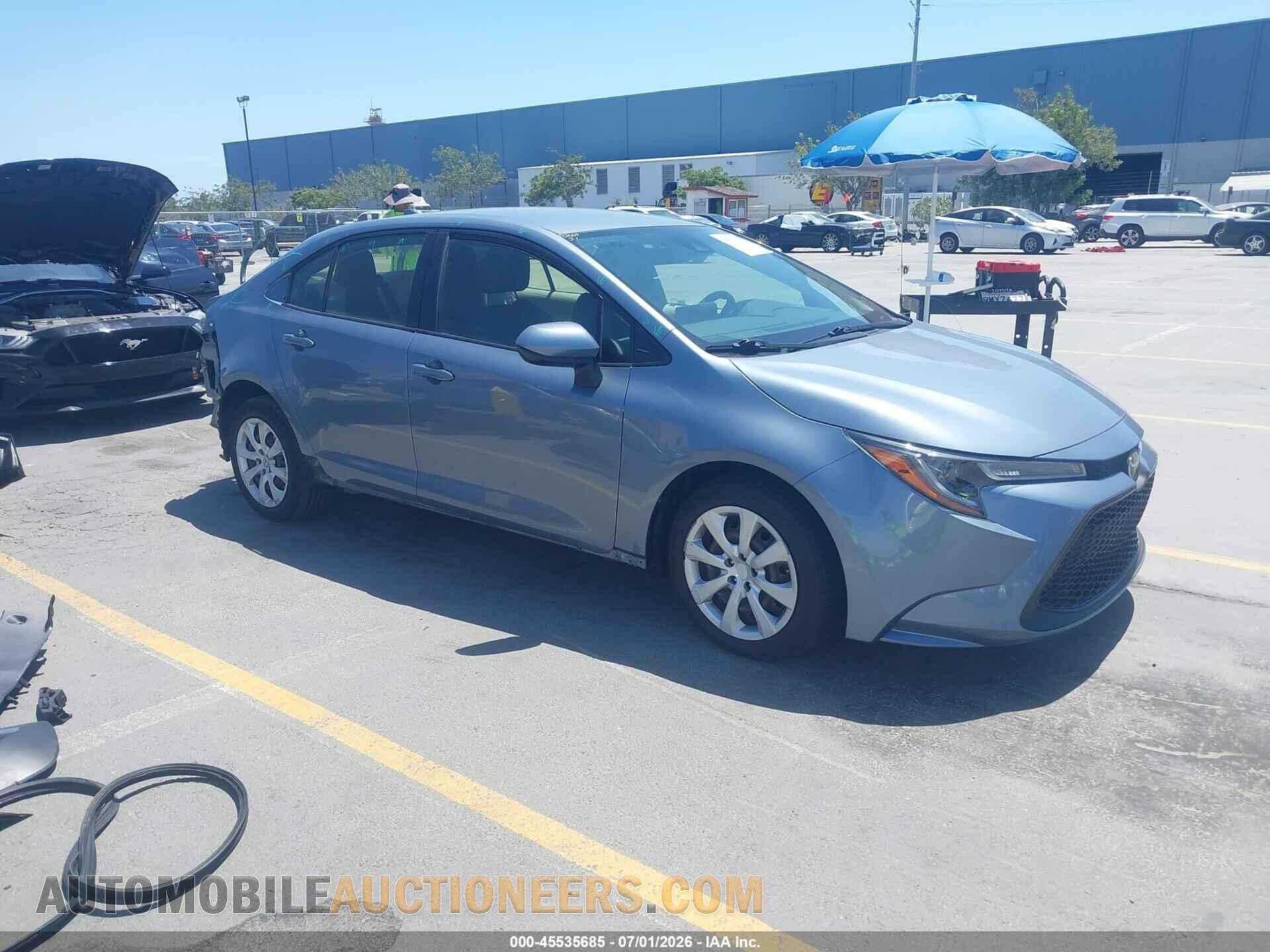 JTDEPMAE2NJ207607 TOYOTA COROLLA 2022