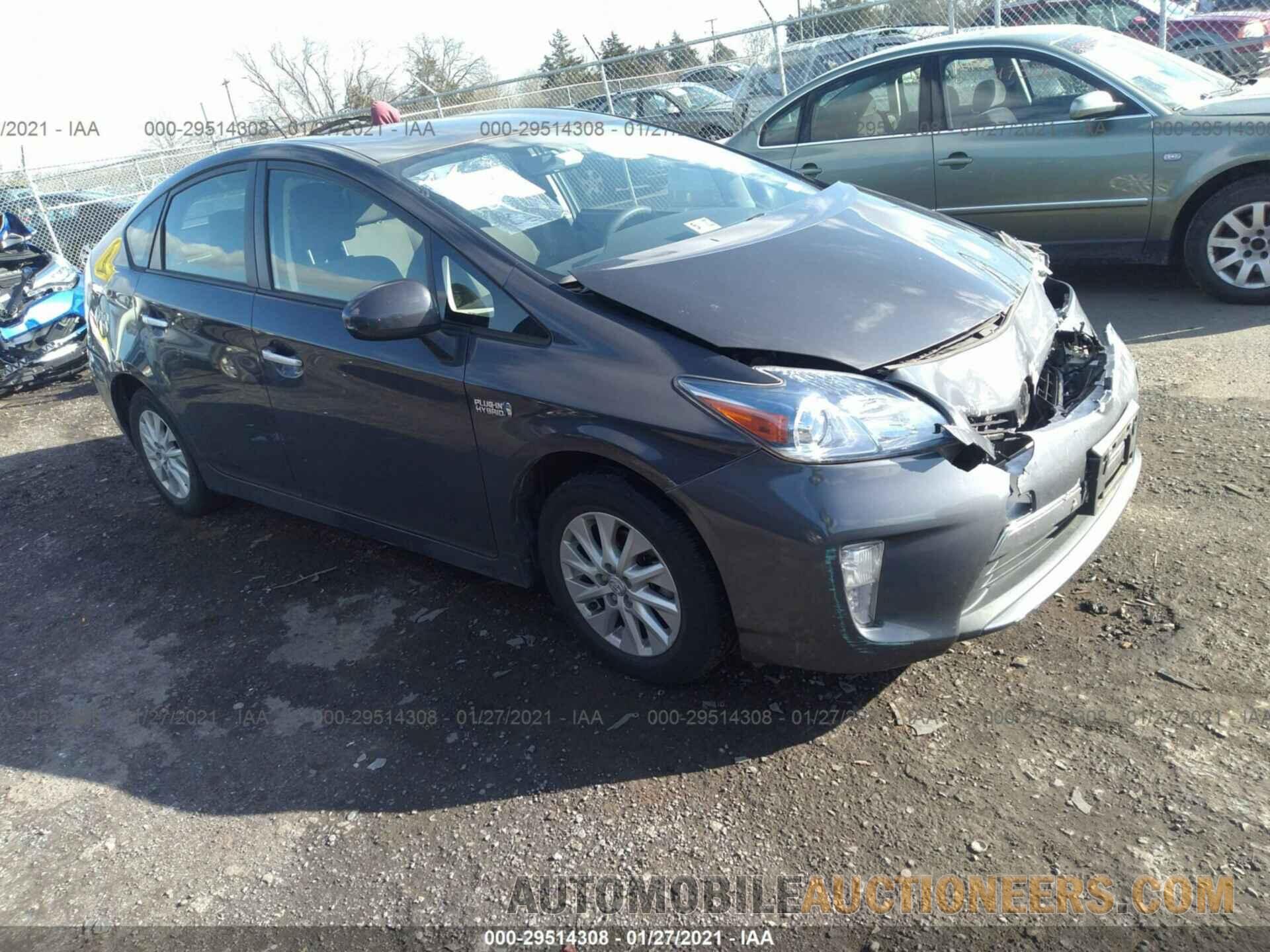 JTDKN3DP8D3037708 TOYOTA PRIUS PLUG-IN 2013