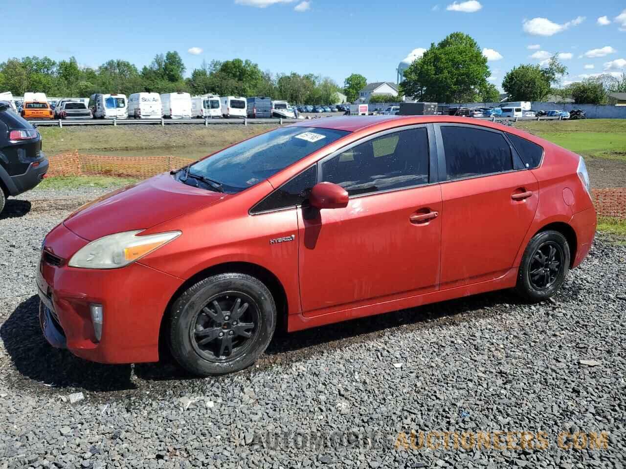 JTDKN3DU0C5387942 TOYOTA PRIUS 2012
