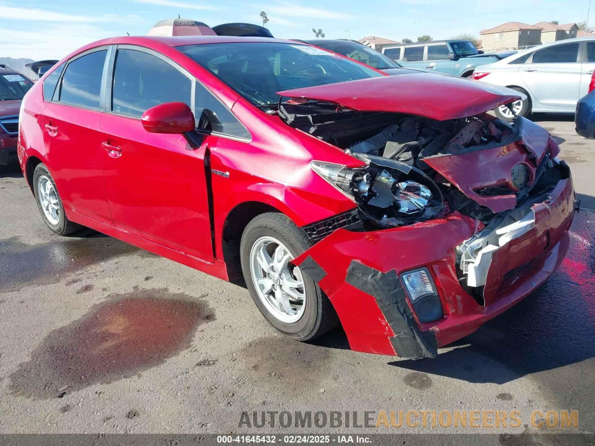JTDKN3DU4B5345160 TOYOTA PRIUS 2011