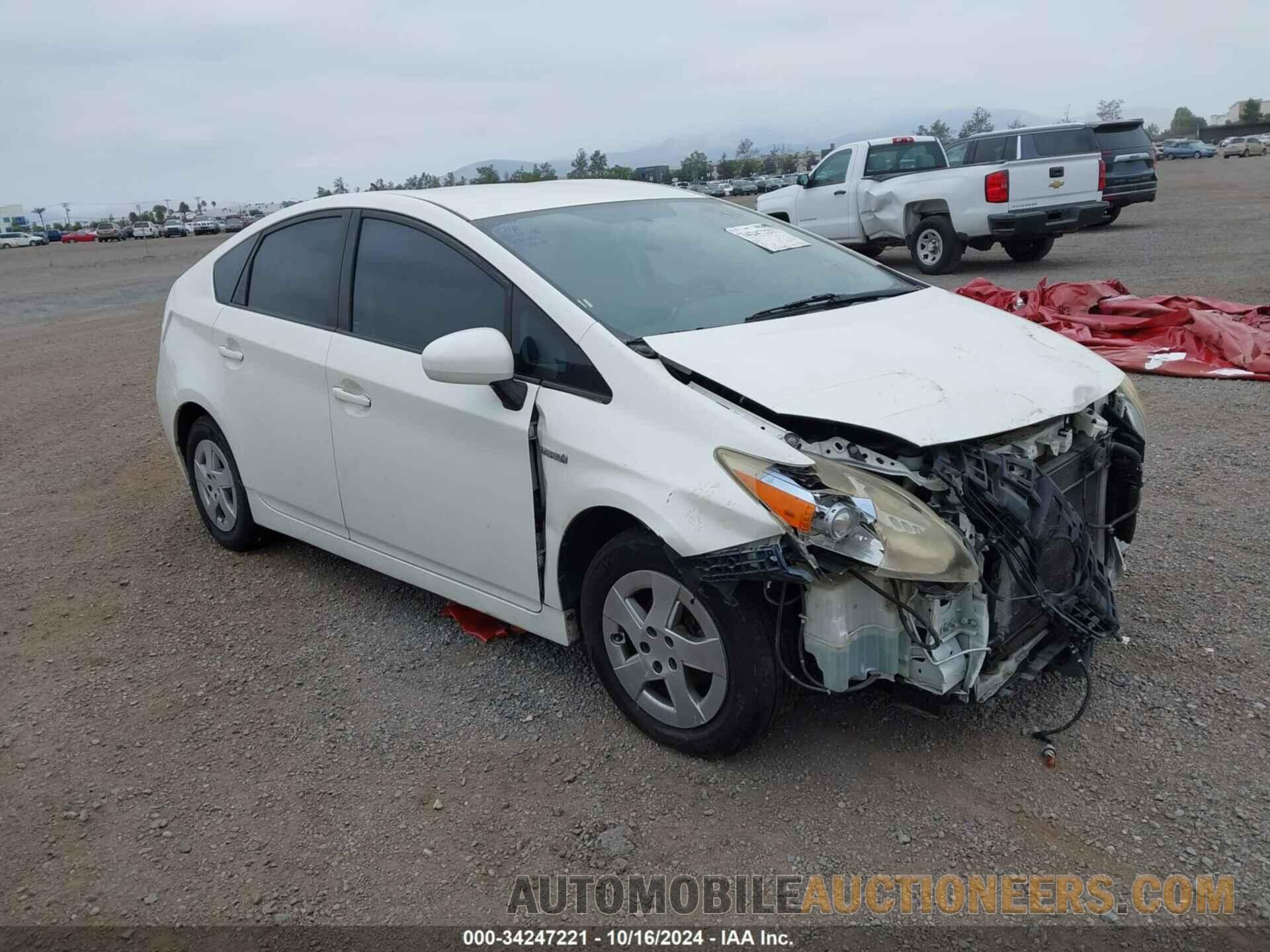 JTDKN3DU9A5080329 TOYOTA PRIUS 2010