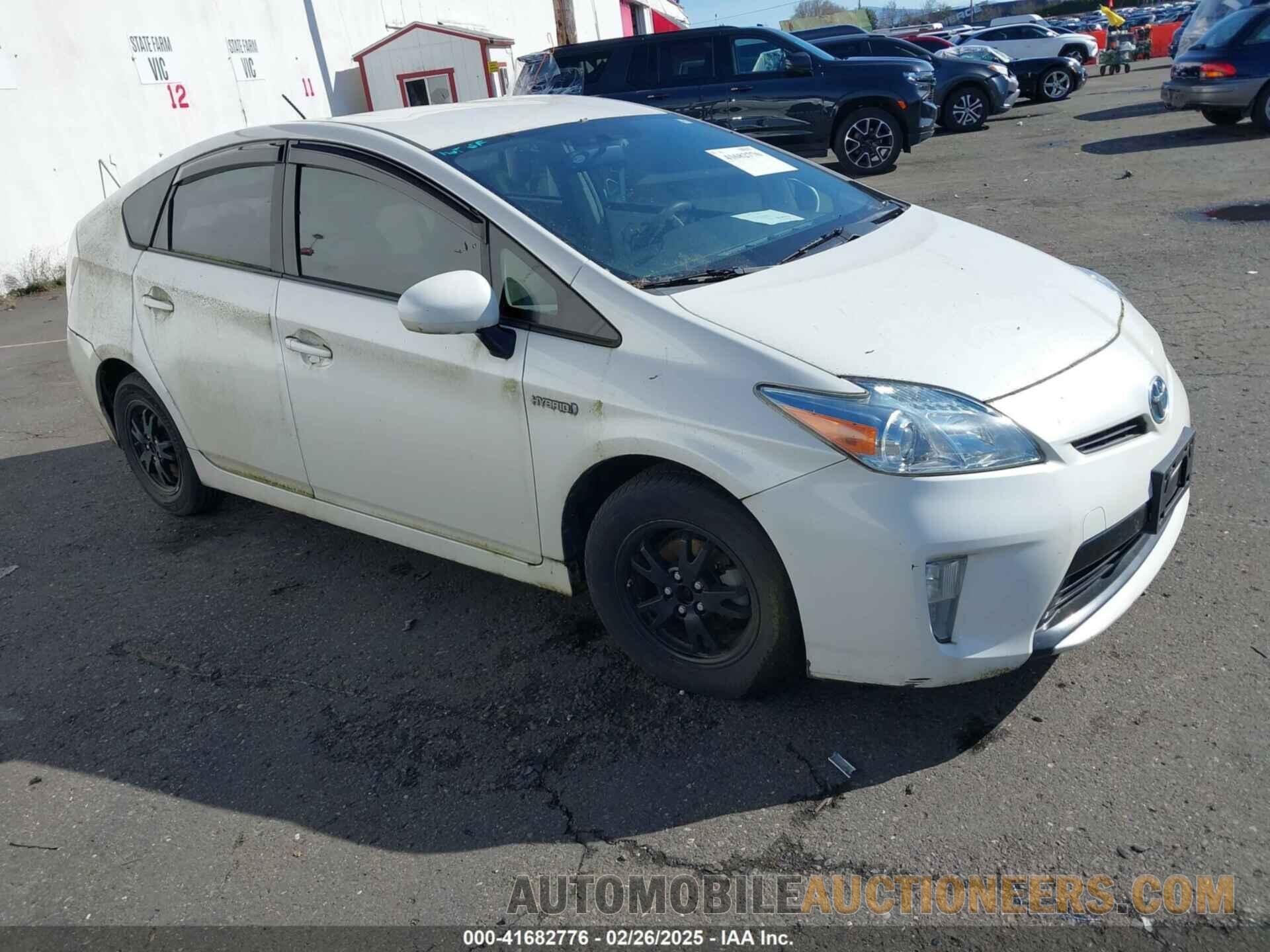 JTDKN3DU9D0338401 TOYOTA PRIUS 2013