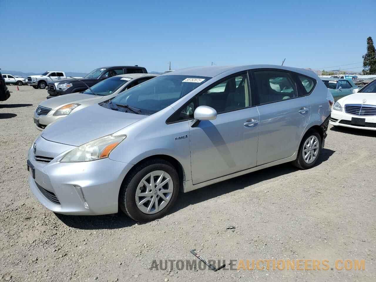JTDZN3EU0D3267620 TOYOTA PRIUS 2013