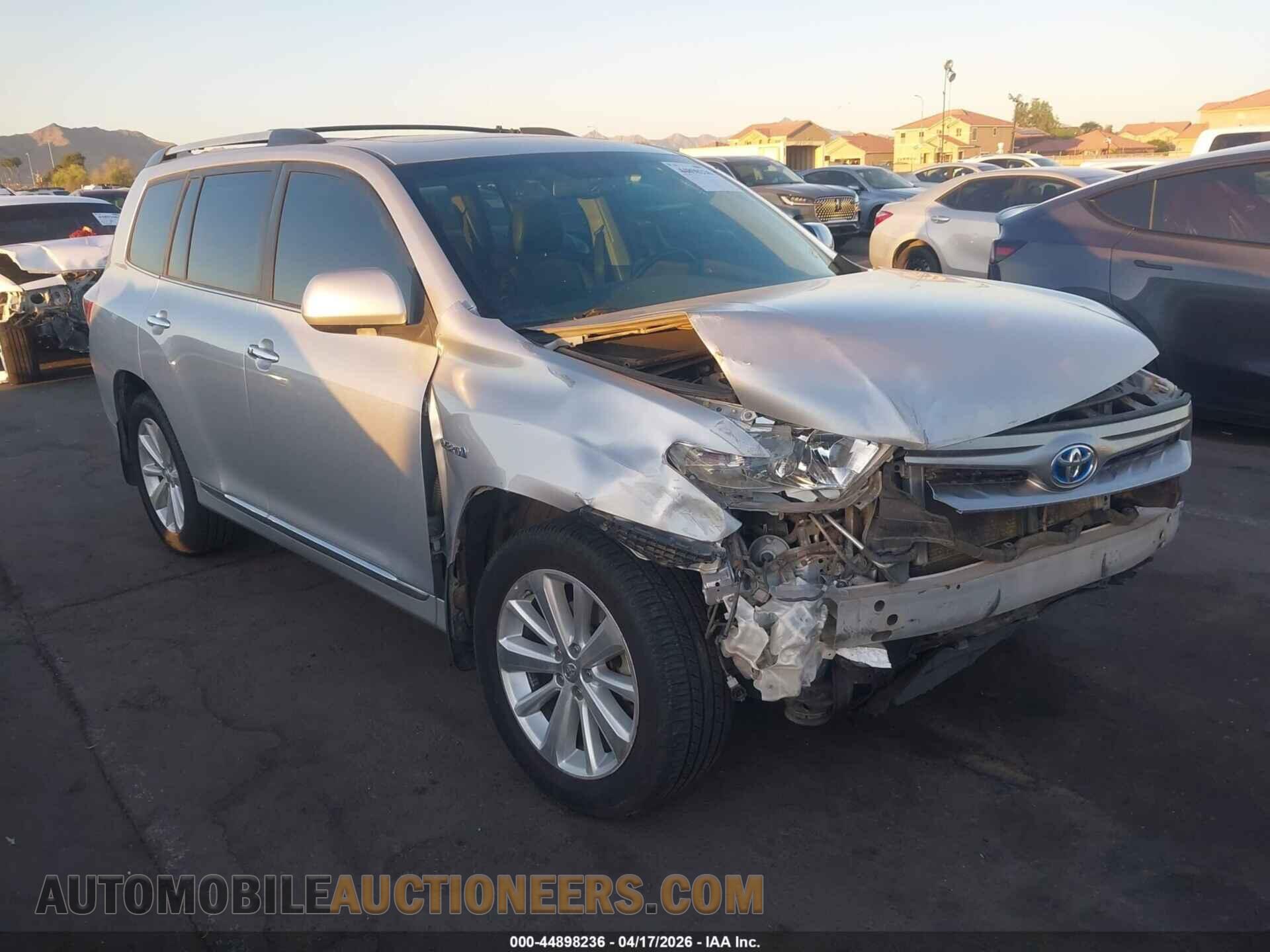 JTEDC3EH2D2016344 TOYOTA HIGHLANDER HYBRID 2013