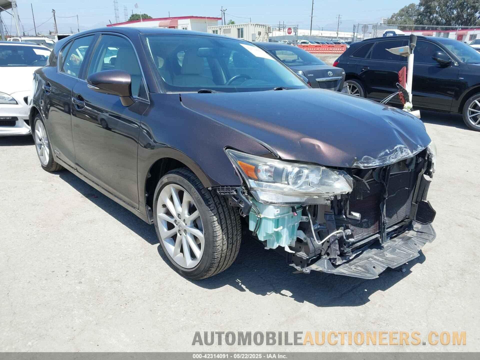 JTHKD5BH3C2111503 LEXUS CT 200H 2012