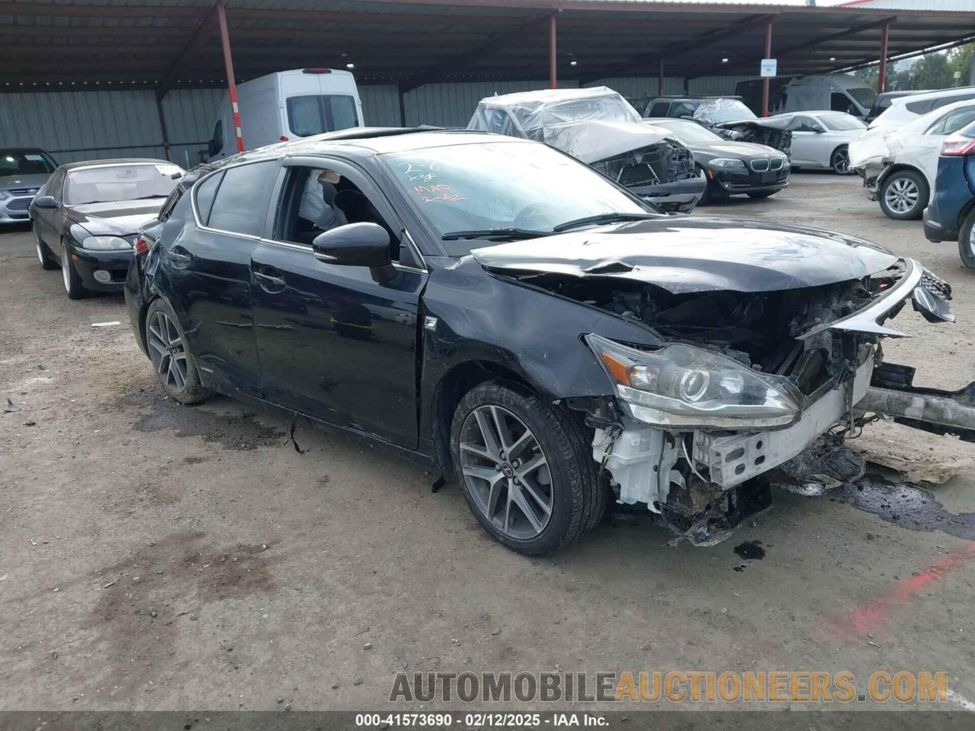 JTHKD5BH6H2291891 LEXUS CT 200H 2017