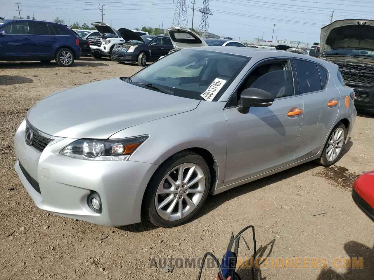 JTHKD5BH9C2074084 LEXUS CT 200 2012