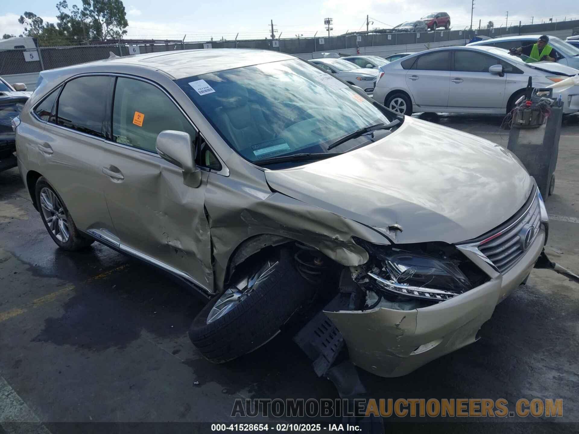 JTJZB1BAXD2411605 LEXUS RX 450H 2013