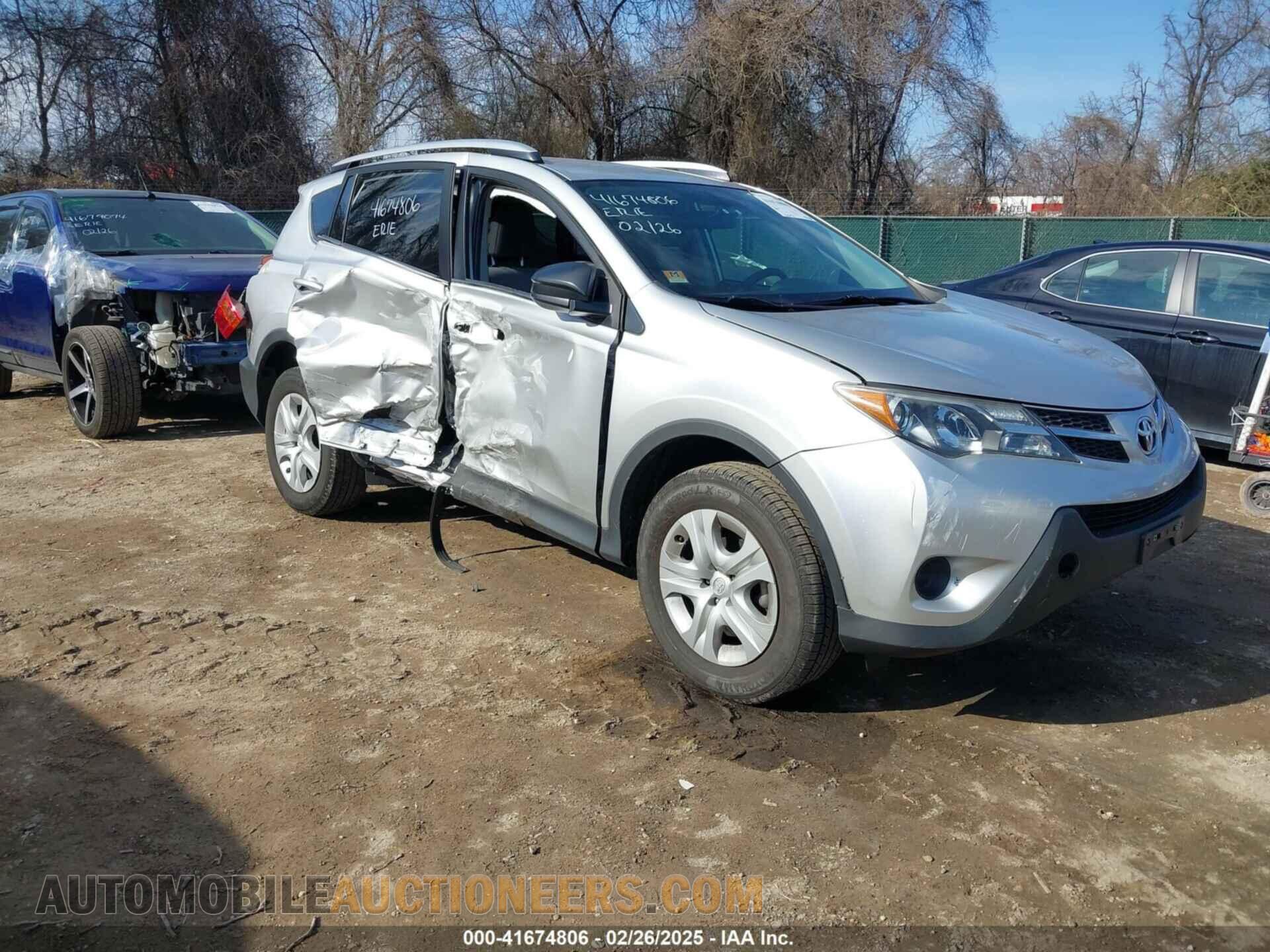 JTMBFREV3FD165851 TOYOTA RAV4 2015