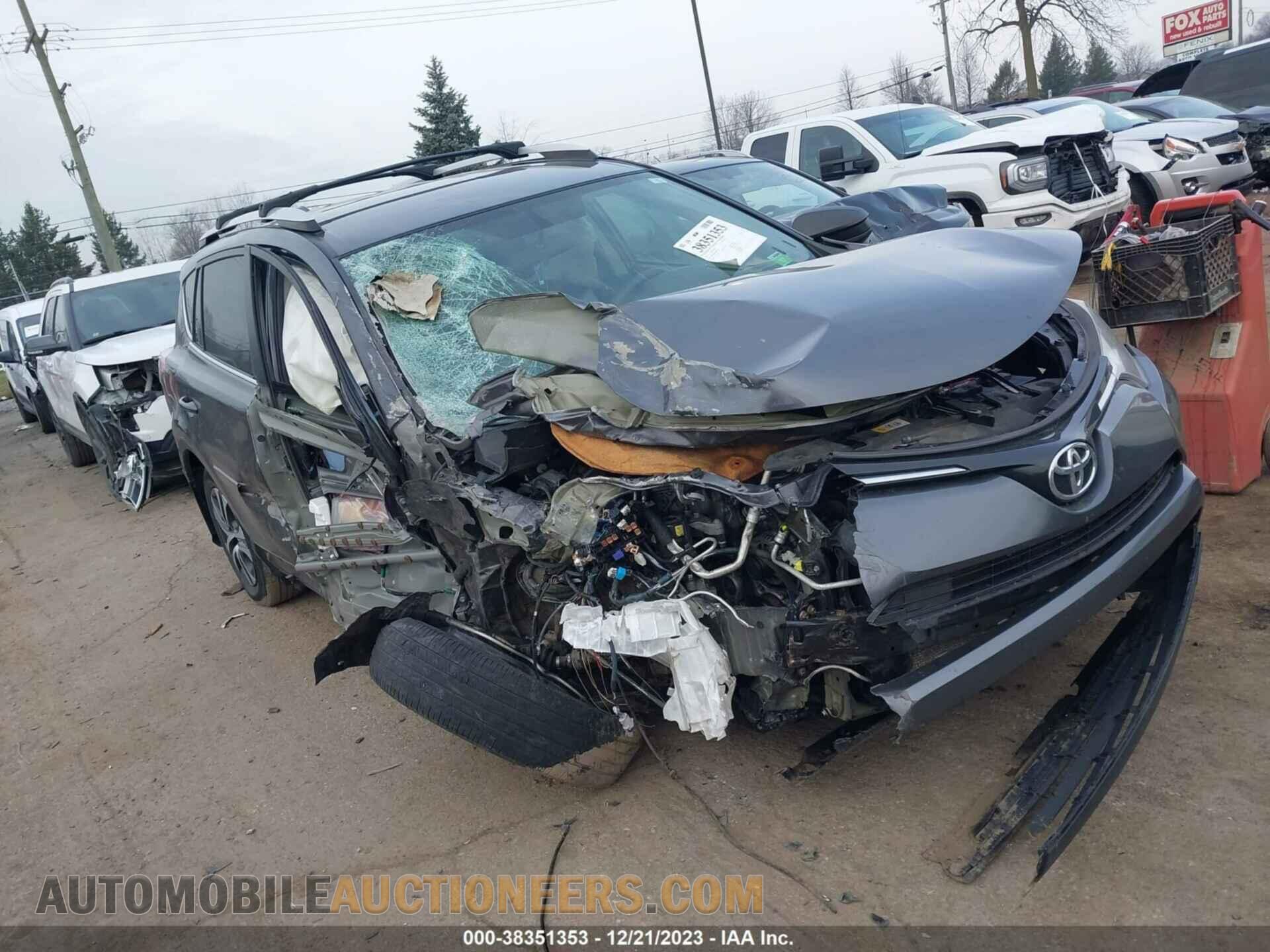 JTMBFREV6GD197338 TOYOTA RAV4 2016