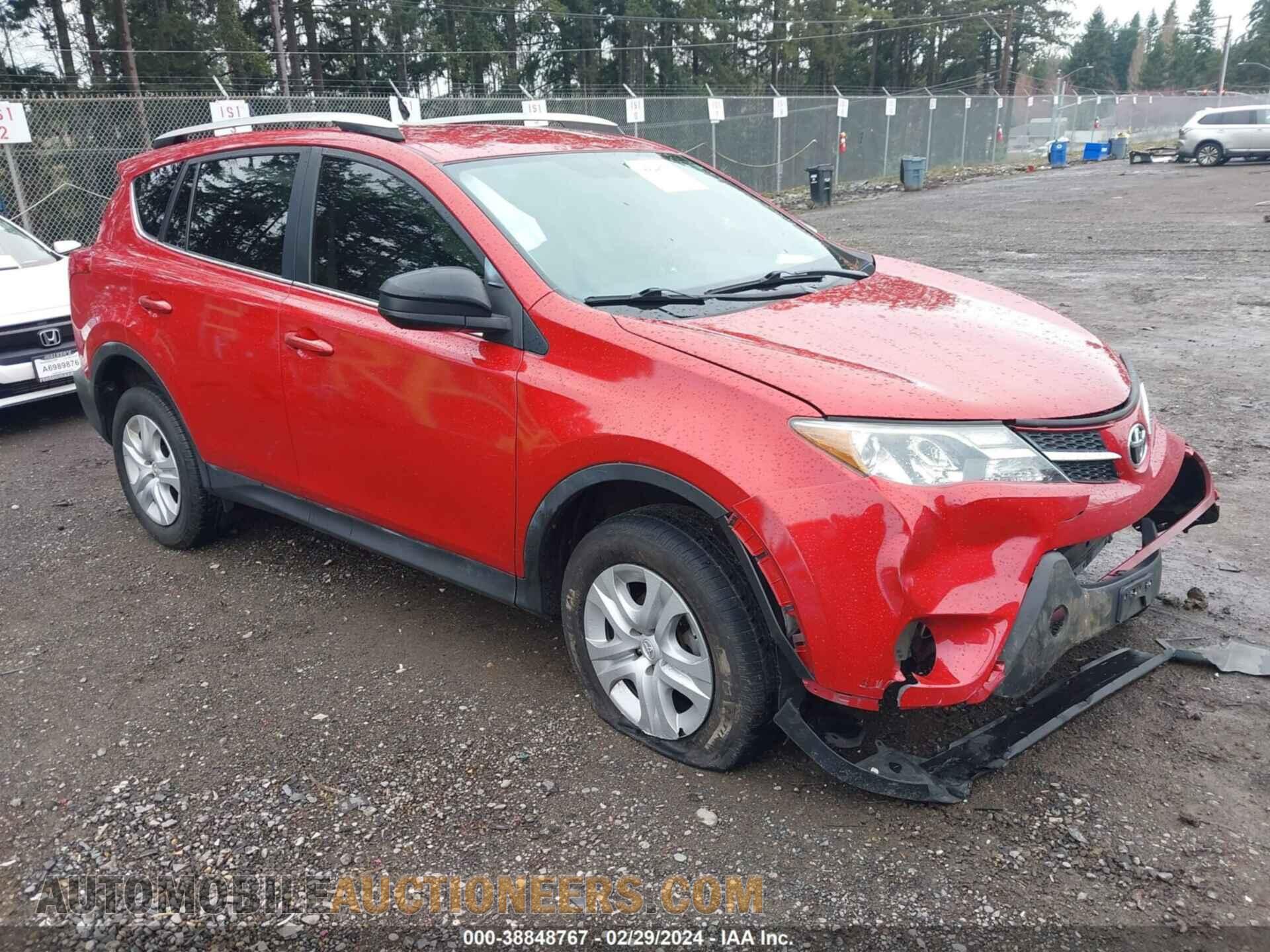 JTMBFREVXFD165622 TOYOTA RAV4 2015