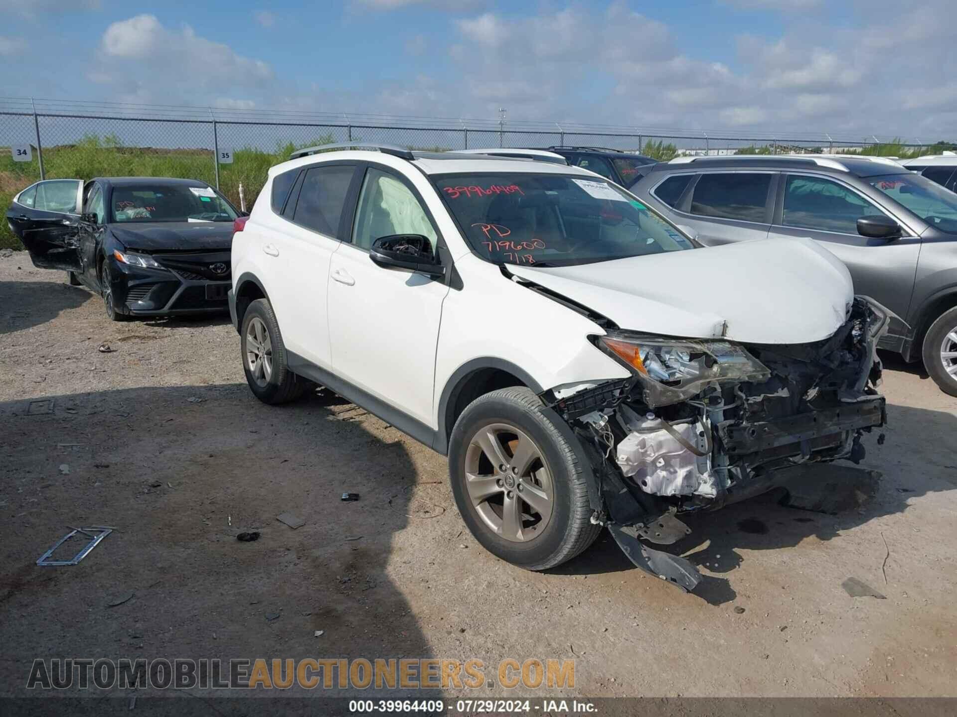 JTMWFREV2FD078640 TOYOTA RAV4 2015