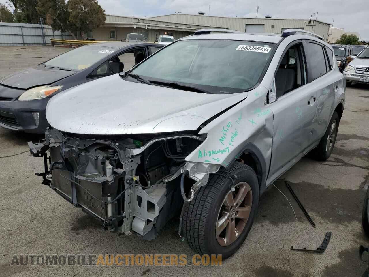 JTMWFREV3FD074337 TOYOTA RAV4 2015