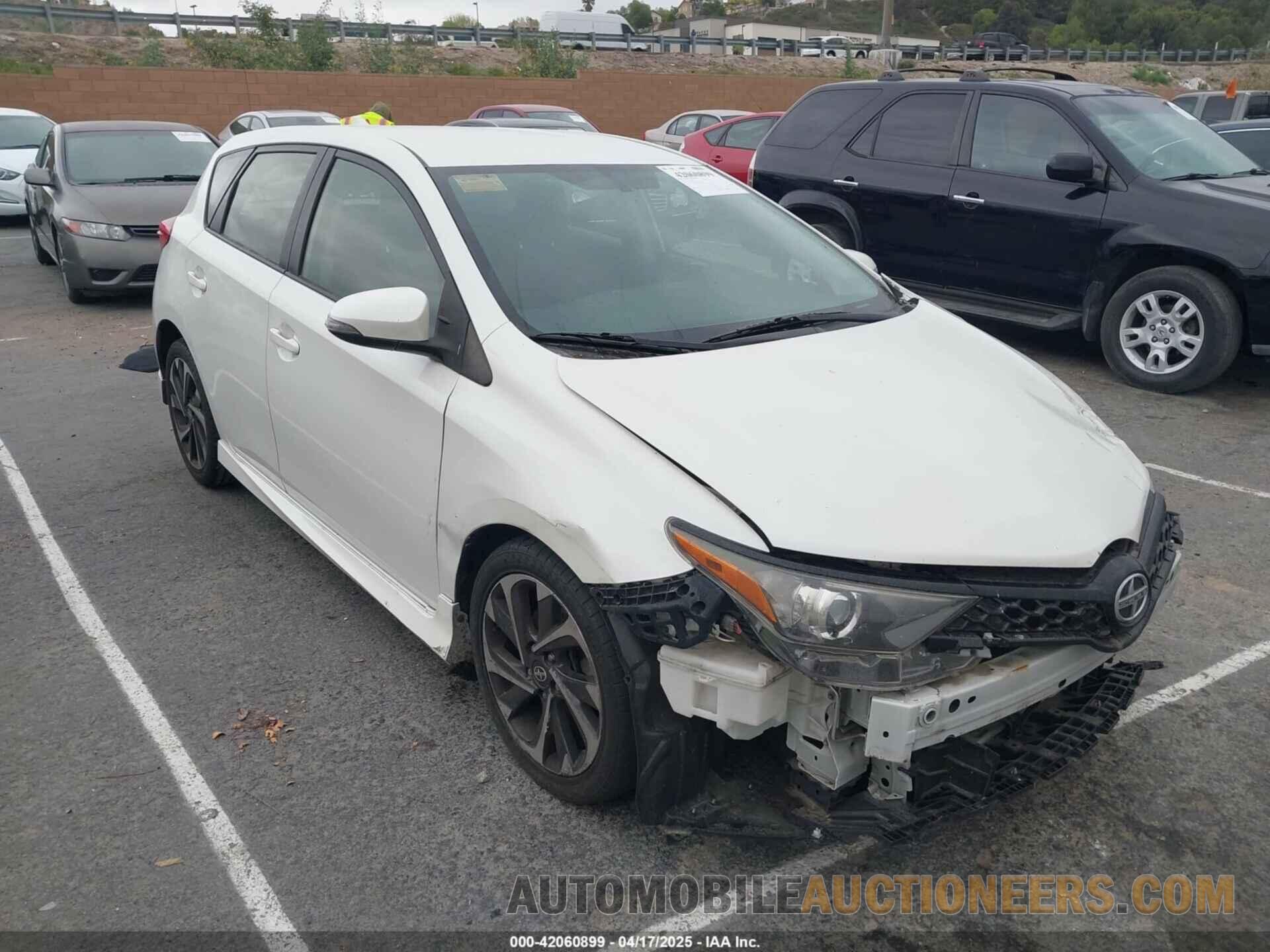 JTNKARJE6GJ513323 SCION IM 2016