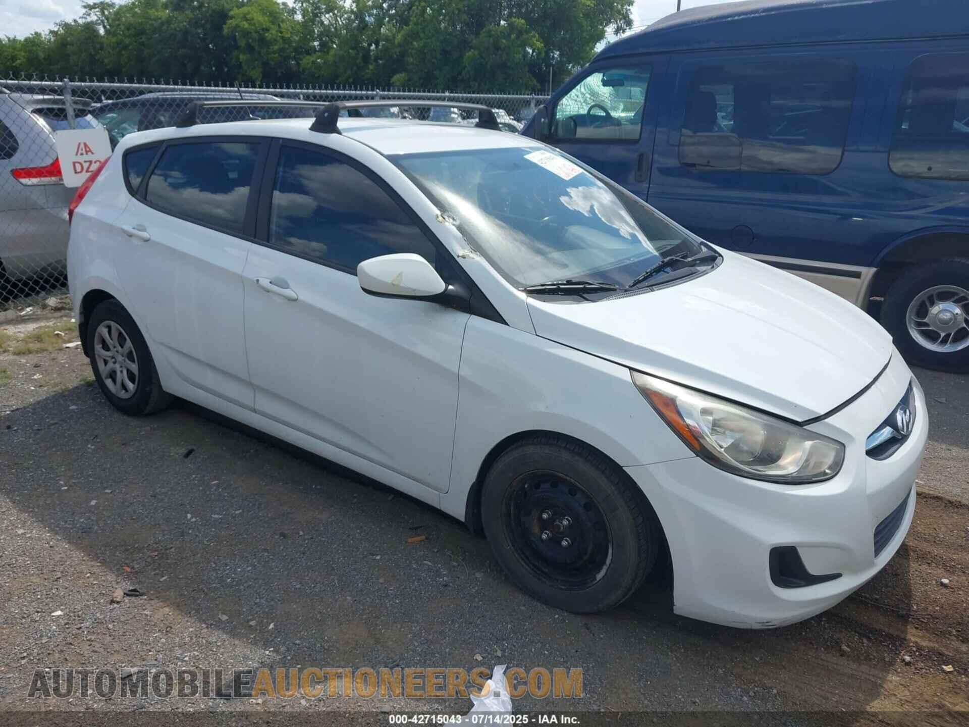 KMHCT5AE3CU027147 HYUNDAI ACCENT 2012