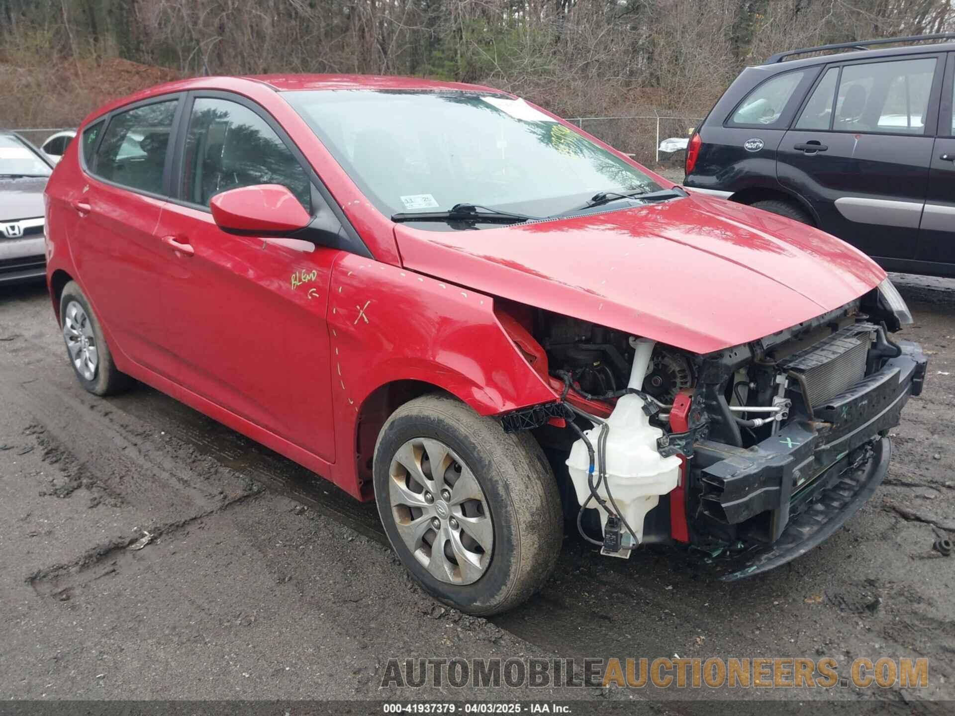 KMHCT5AE3HU321476 HYUNDAI ACCENT 2017