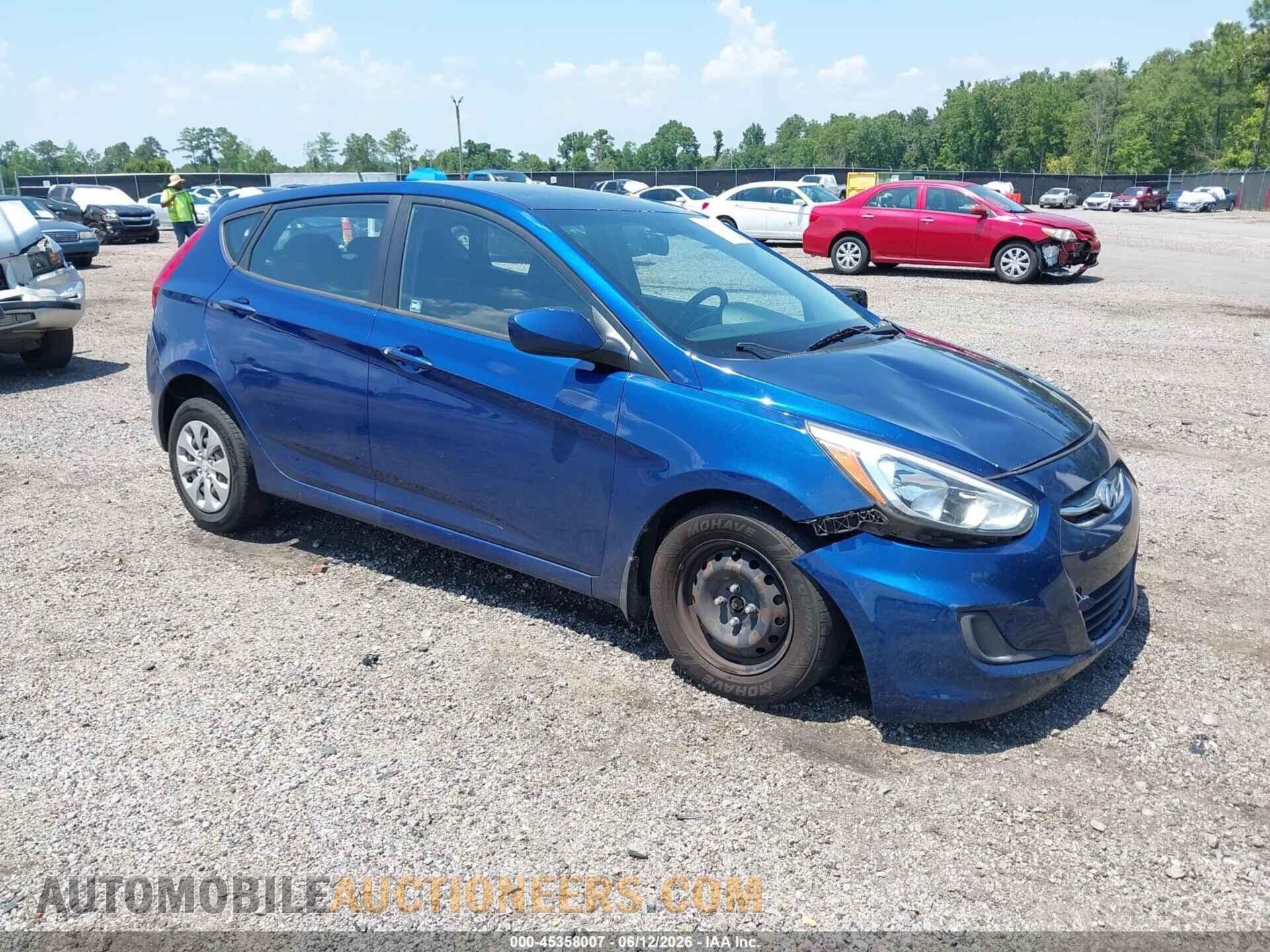 KMHCT5AE4FU232156 HYUNDAI ACCENT 2015