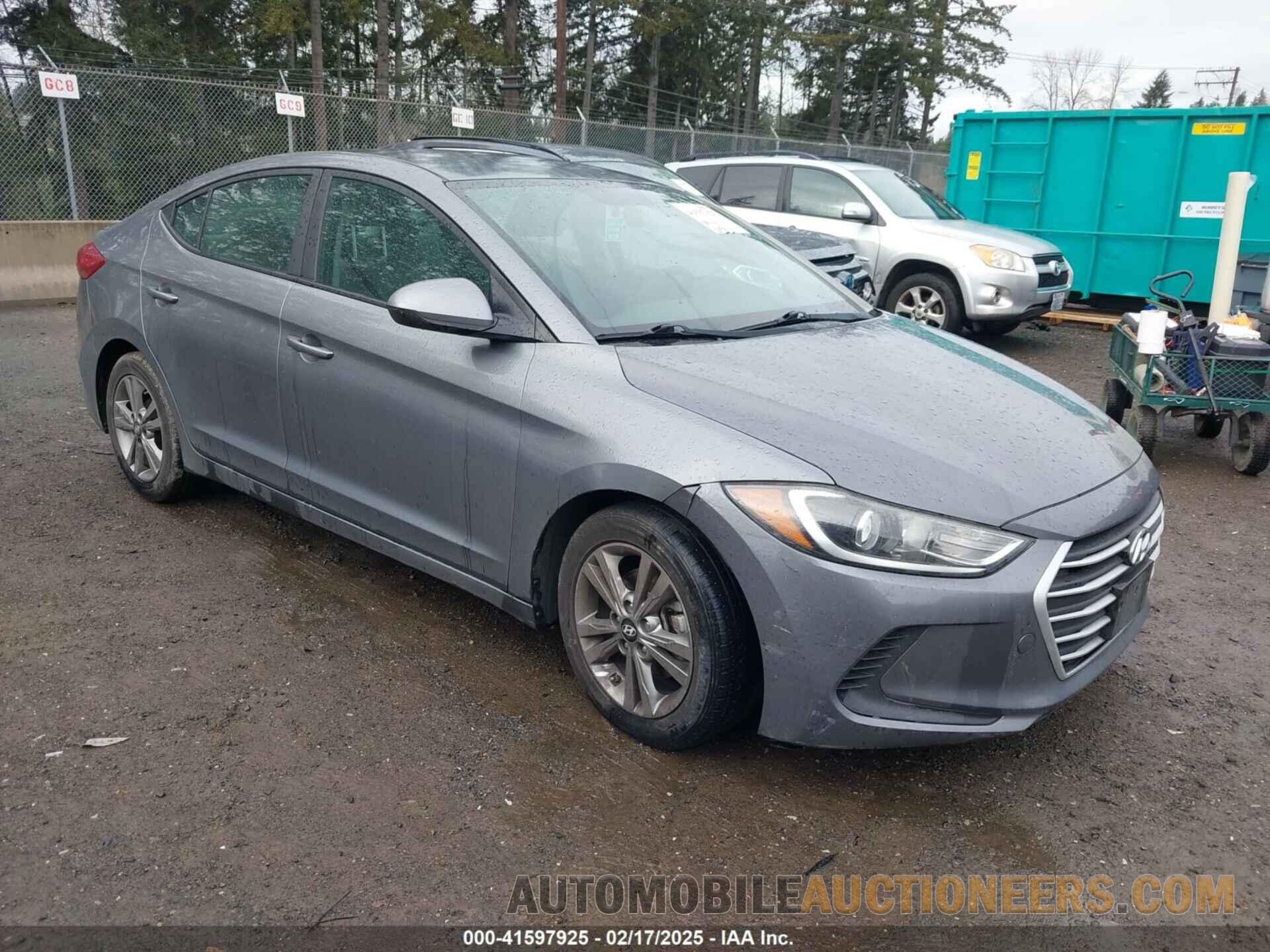 KMHD84LFXHU103878 HYUNDAI ELANTRA 2017