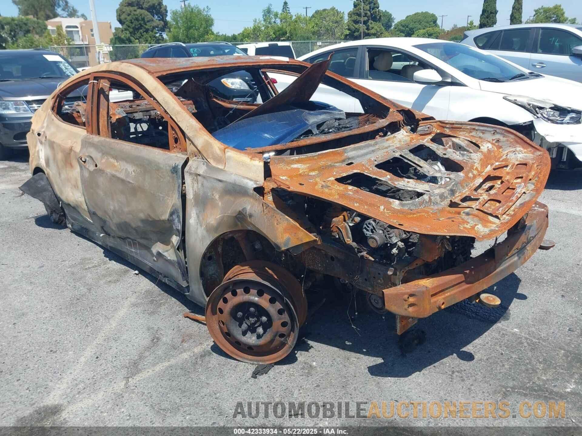KMHDH4AE0GU531497 HYUNDAI ELANTRA 2016