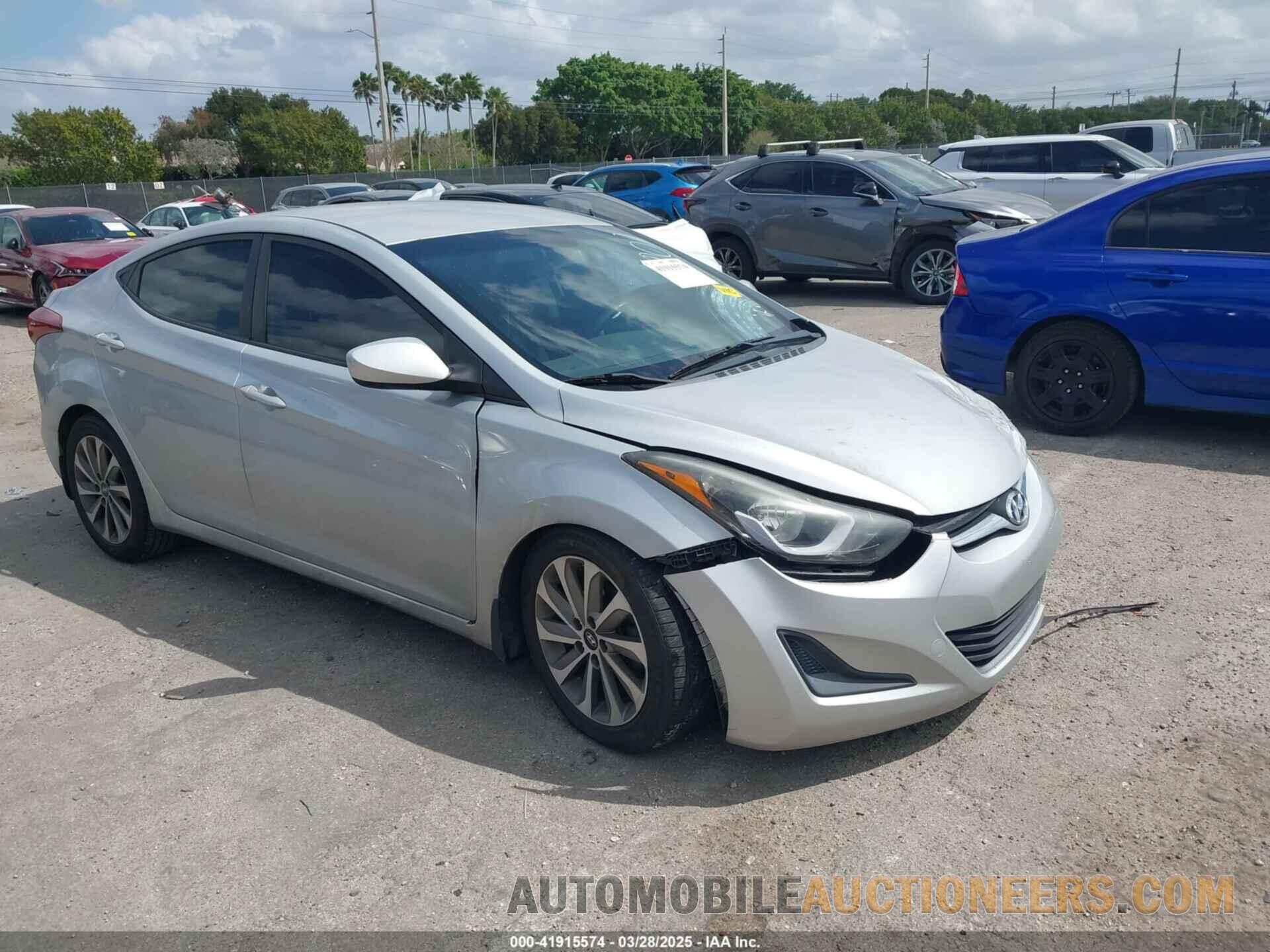 KMHDH4AE1FU414901 HYUNDAI ELANTRA 2015