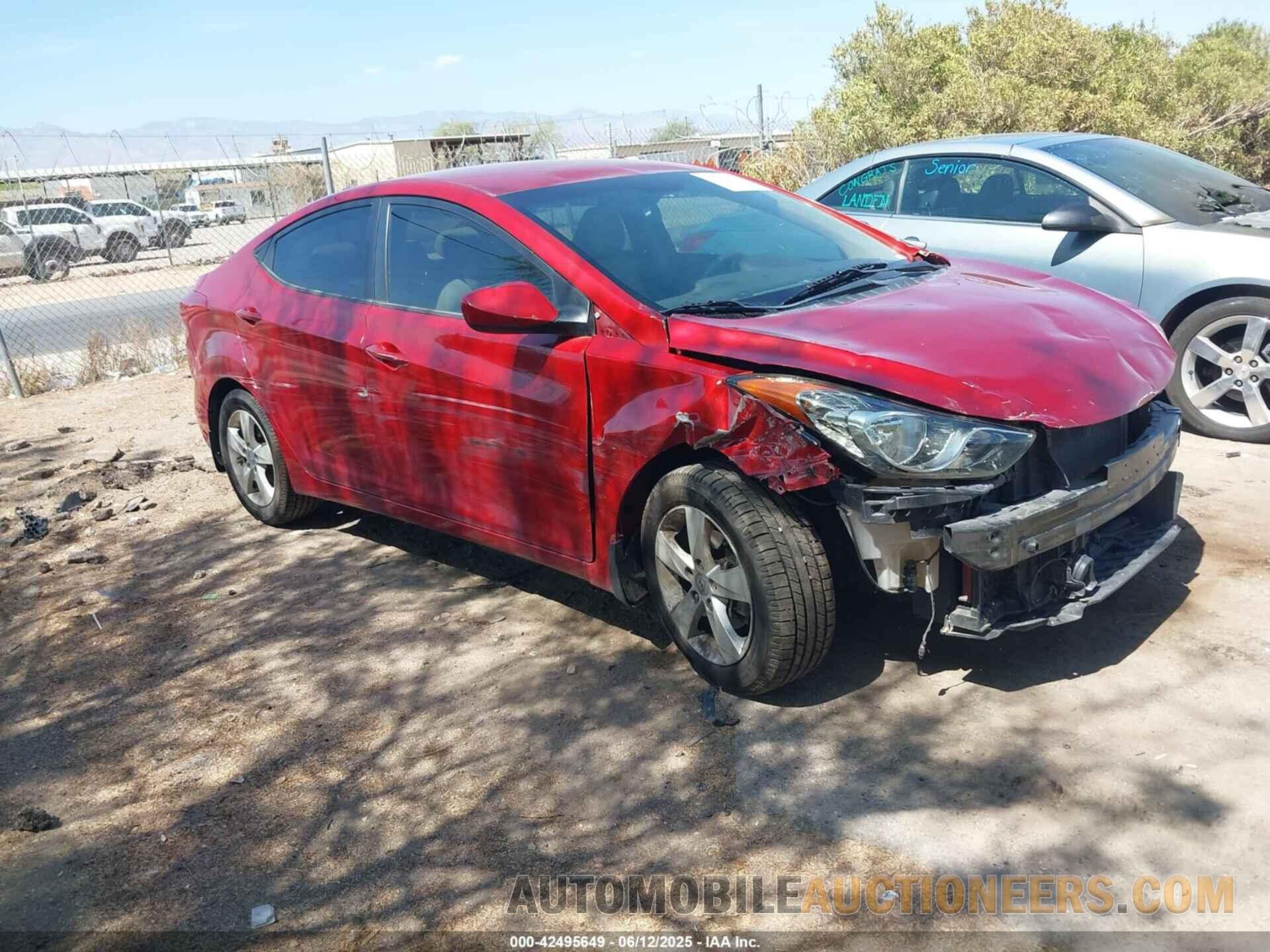 KMHDH4AE2DU751302 HYUNDAI ELANTRA 2013