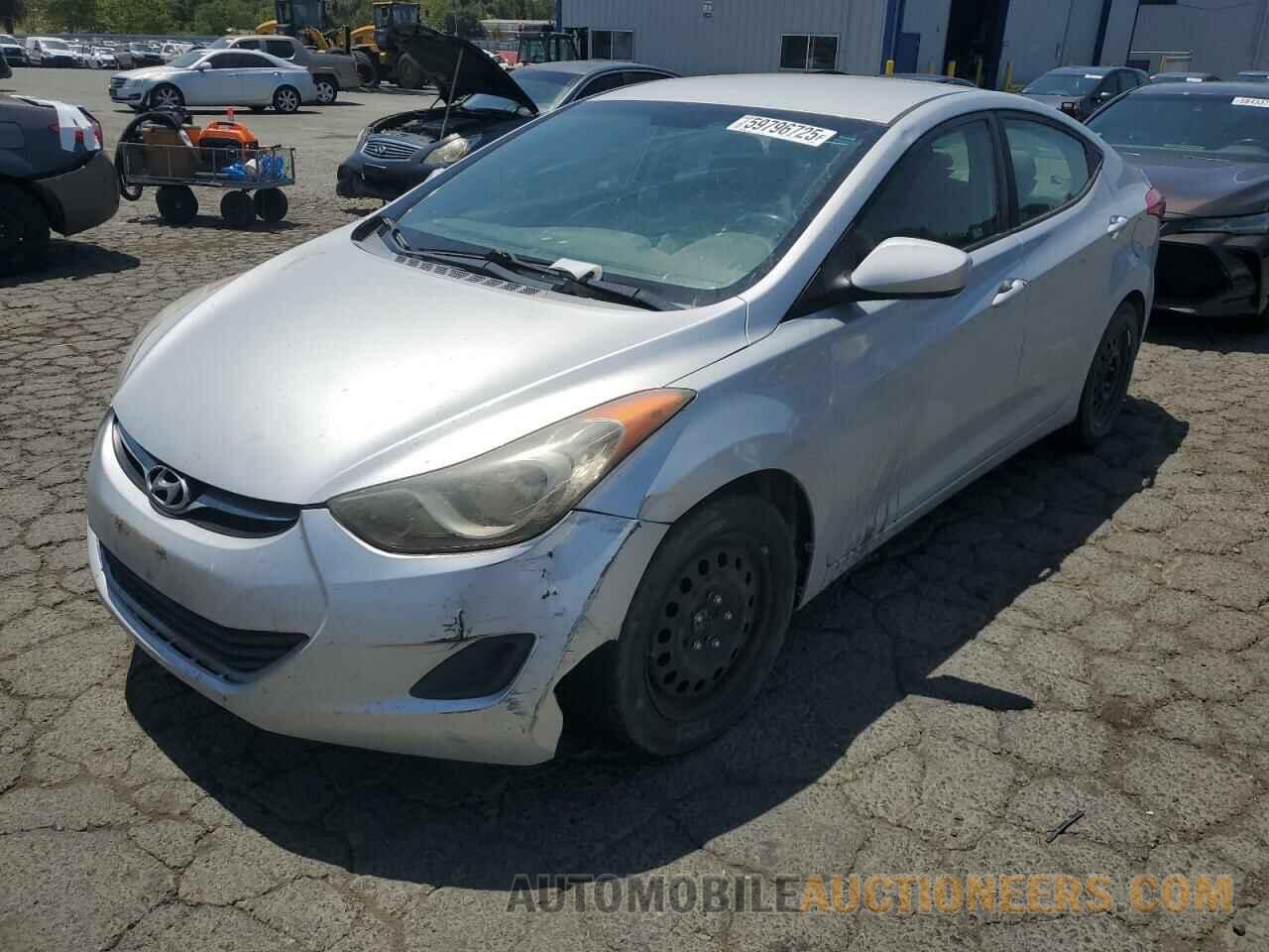 KMHDH4AE3CU227087 HYUNDAI ELANTRA 2012