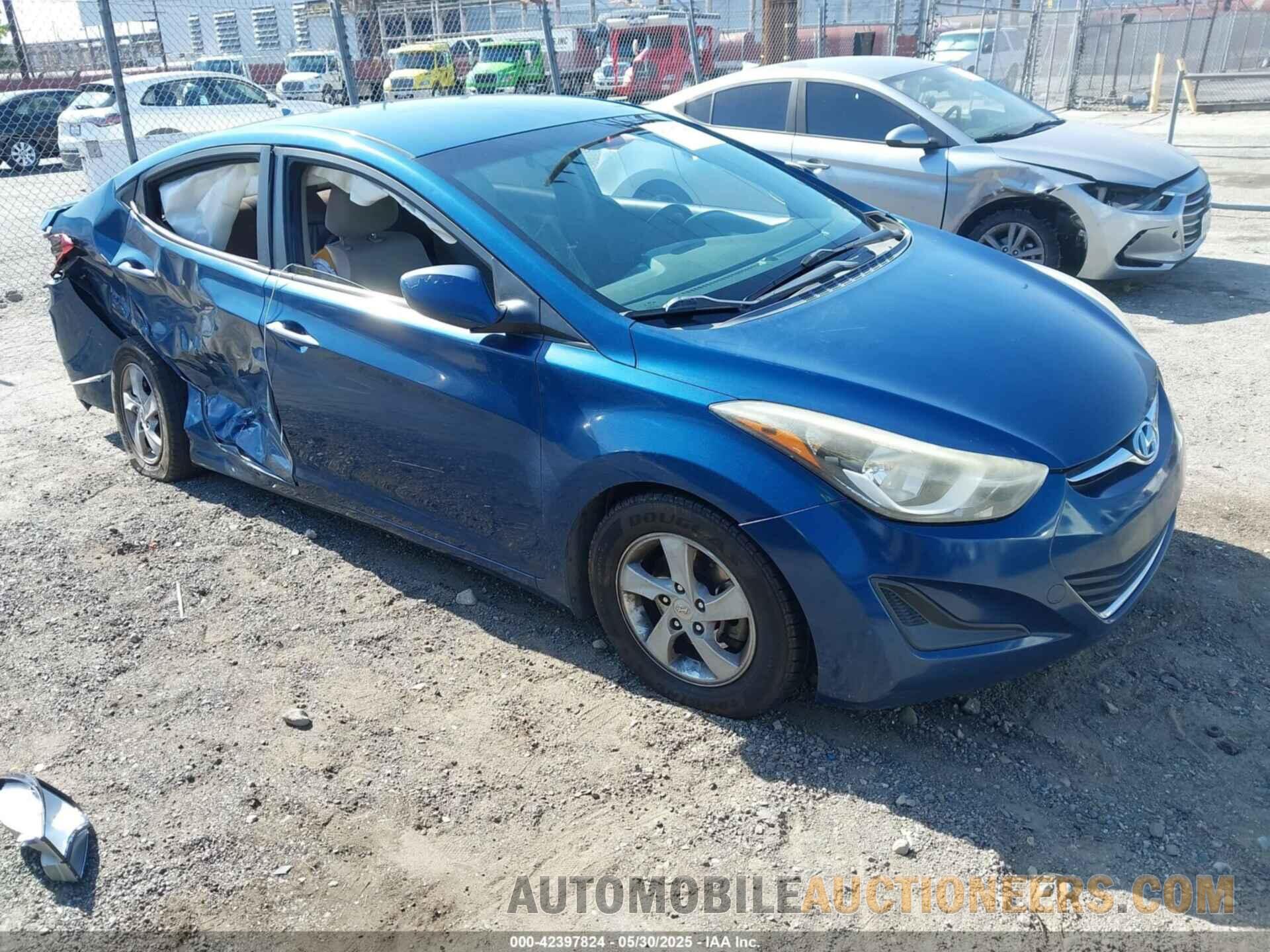 KMHDH4AE4FU449576 HYUNDAI ELANTRA 2015