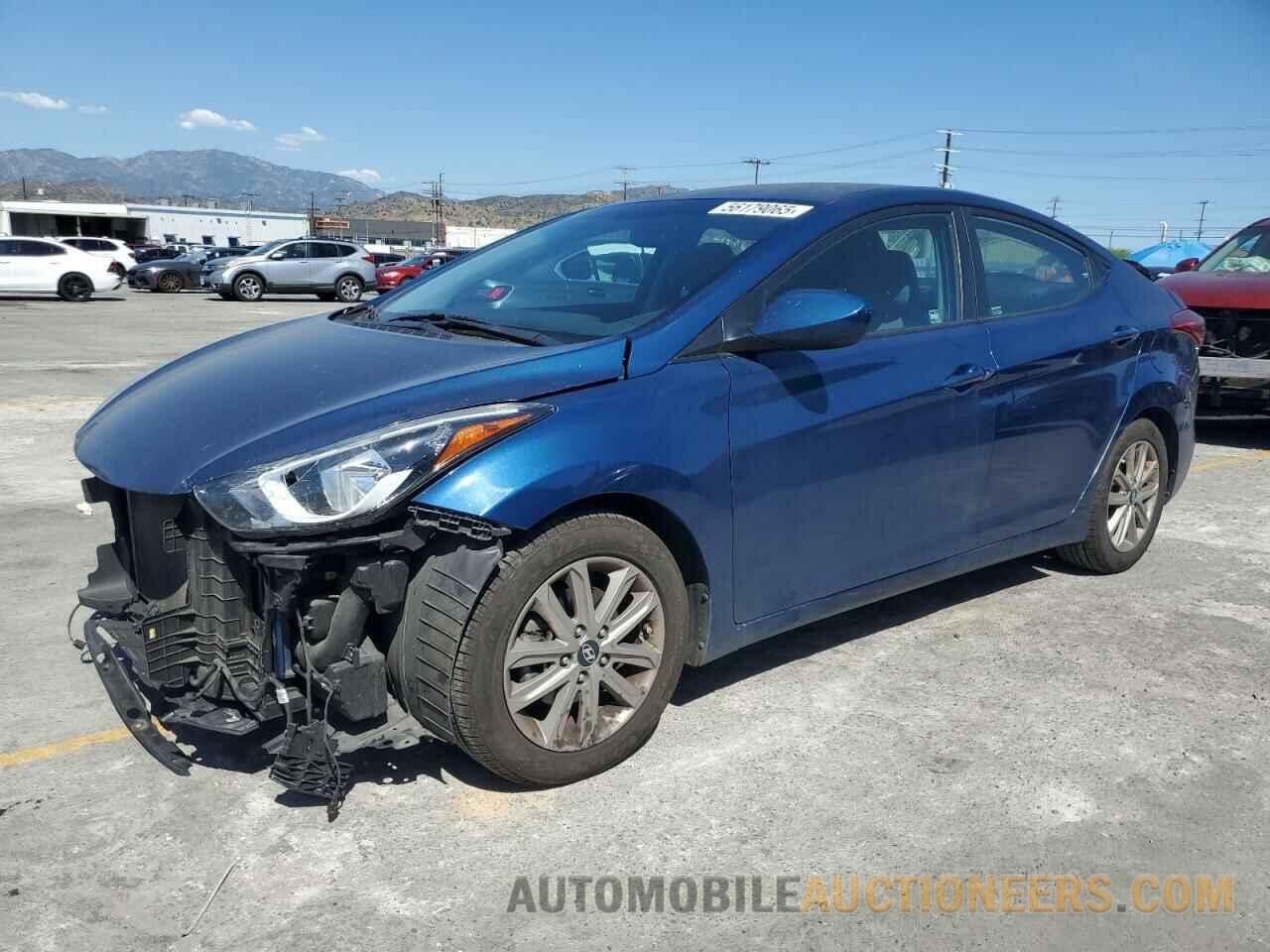 KMHDH4AE7GU542268 HYUNDAI ELANTRA 2016