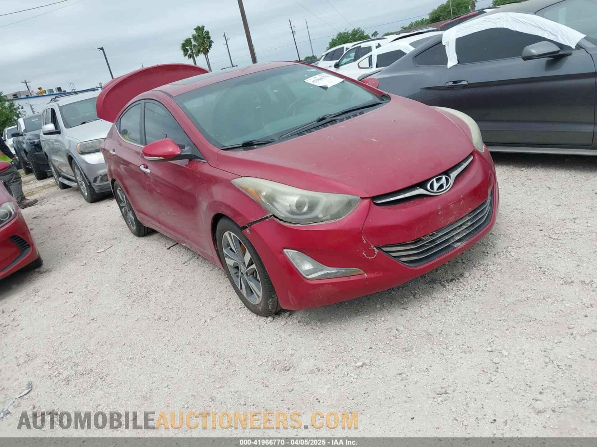 KMHDH4AE7GU589302 HYUNDAI ELANTRA 2016