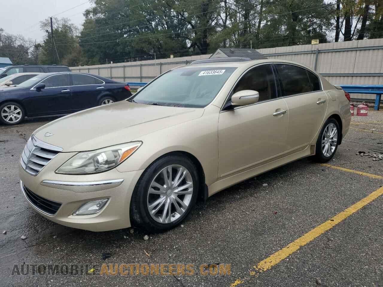KMHGC4DD2CU201790 HYUNDAI GENESIS 2012