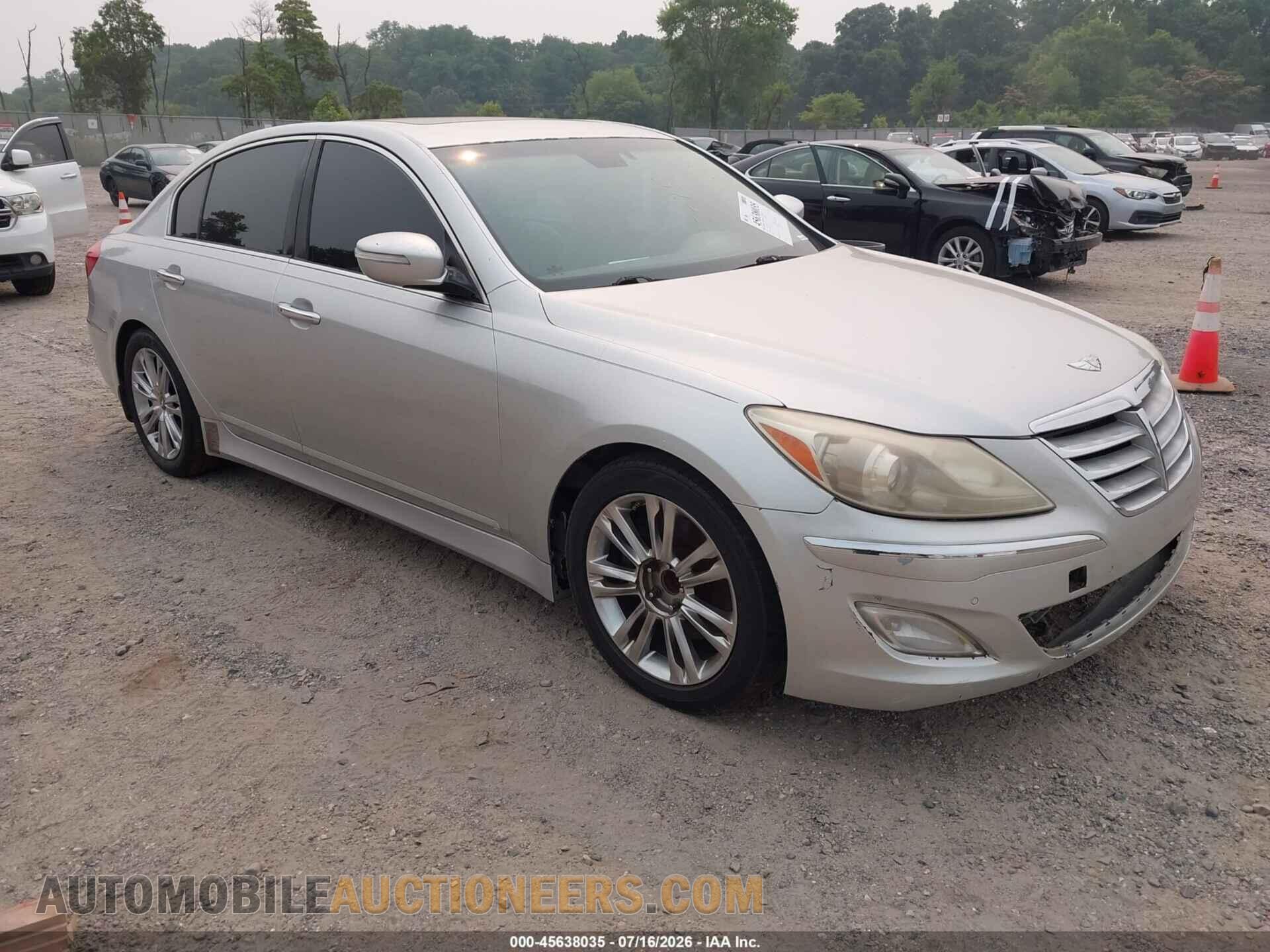 KMHGC4DD2CU204821 HYUNDAI GENESIS 2012
